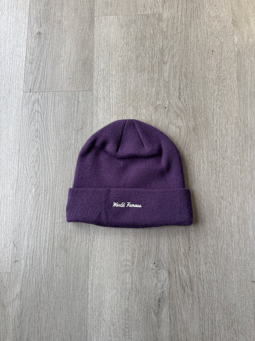 Supreme New Era Box Logo Dark Purple Beanie (FW23)