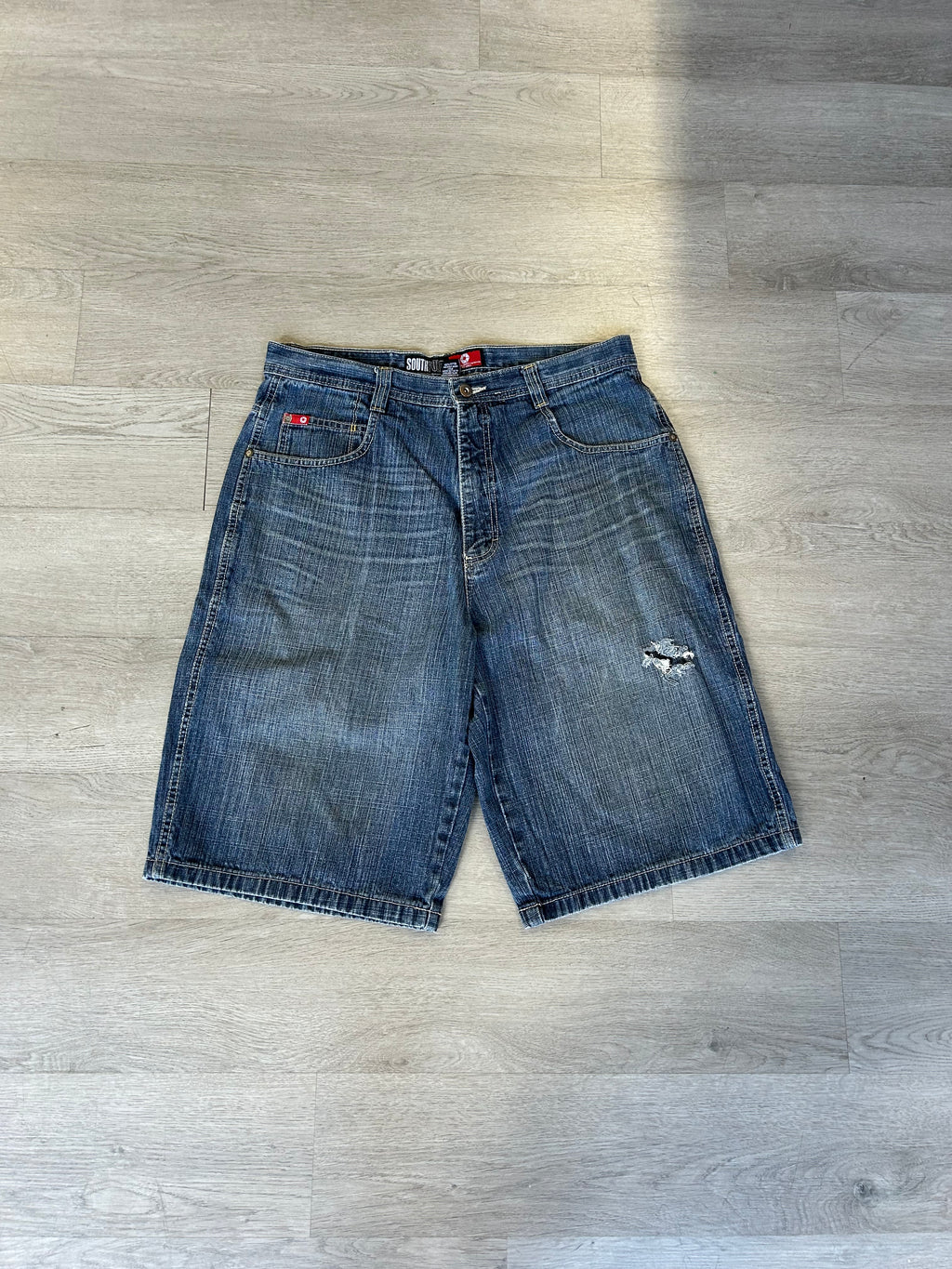 South Pole Dark Wash Jorts