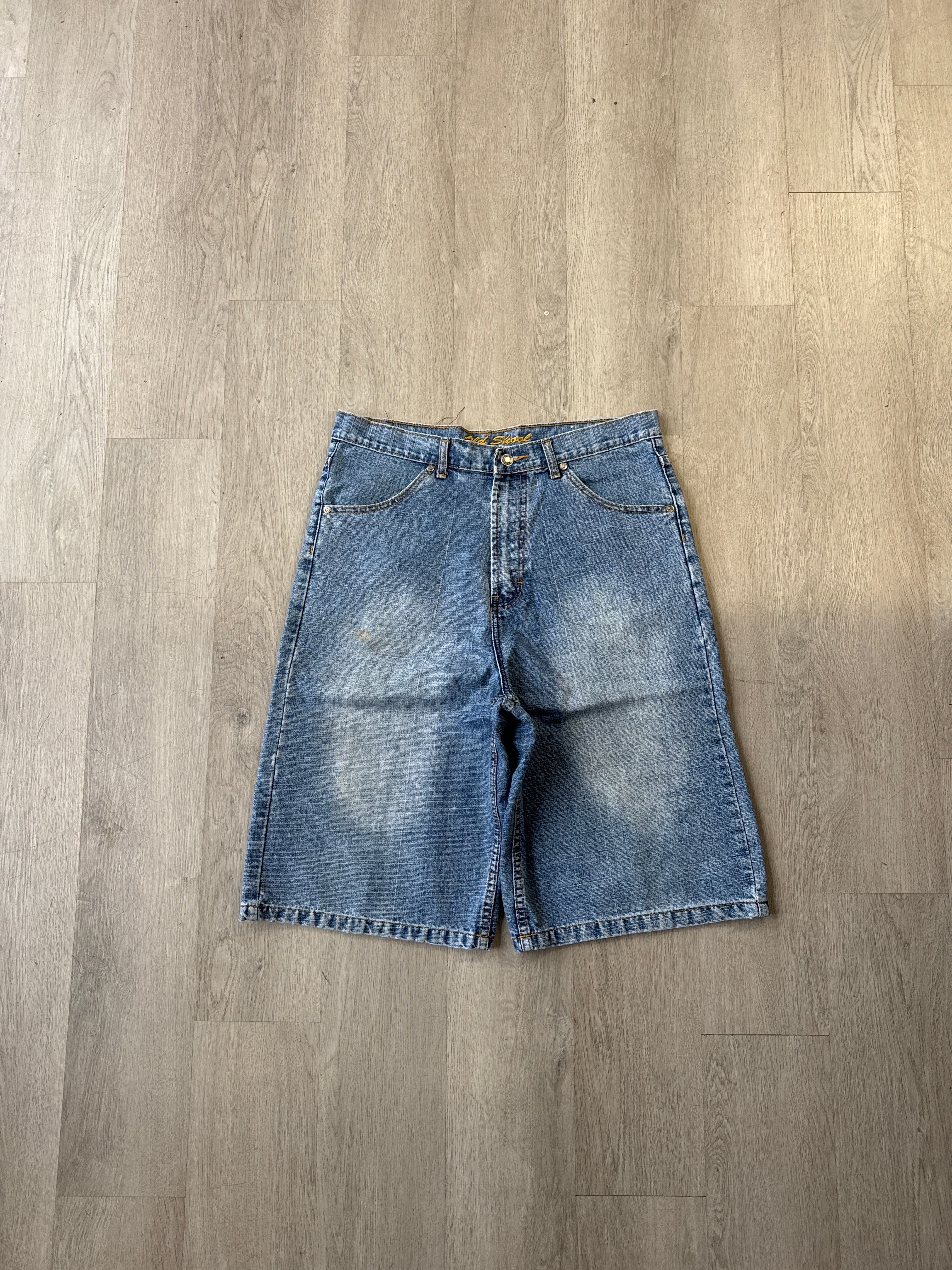 Vintage Old Skool Baggy Denim Shorts