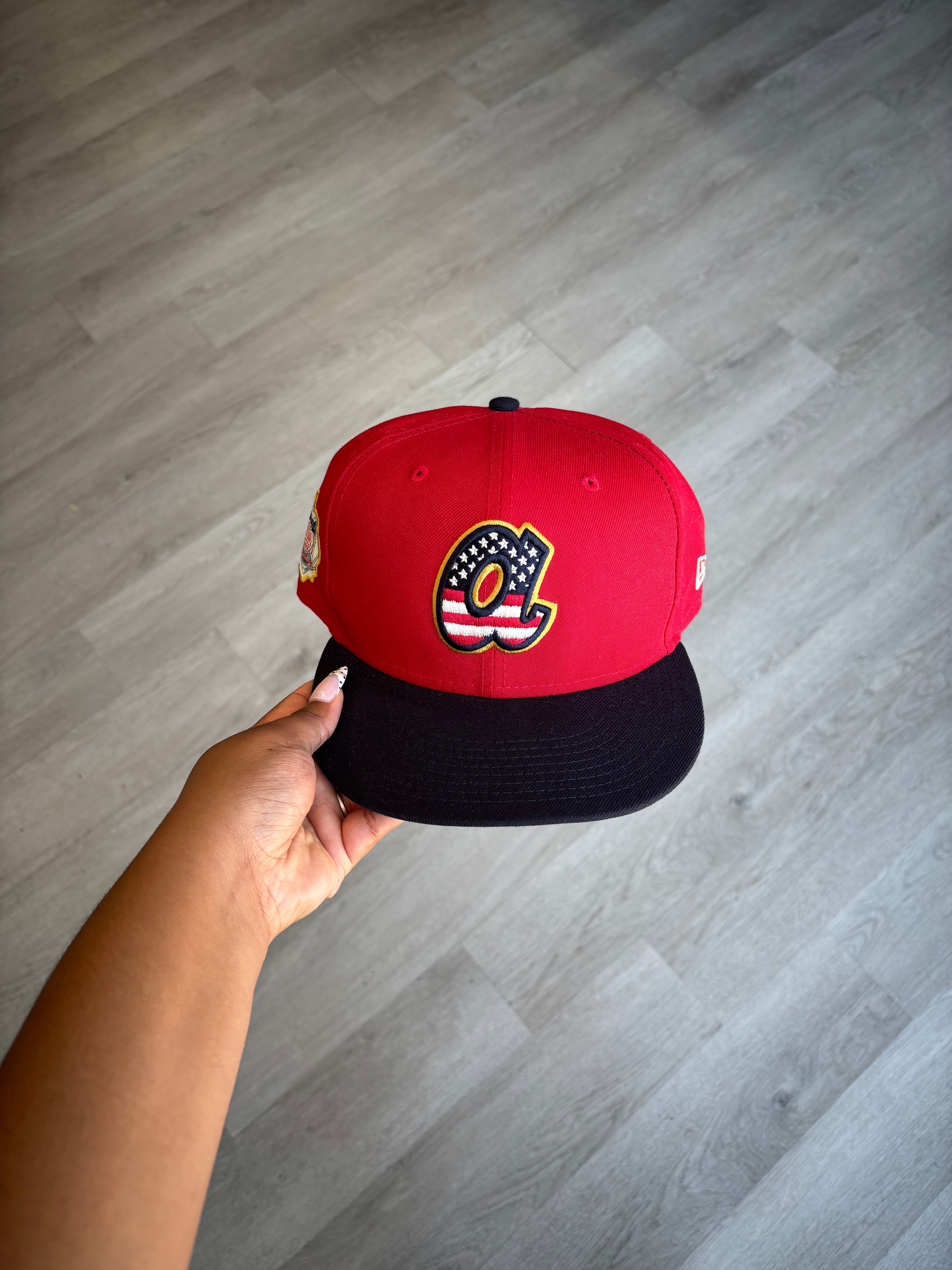 New Era Atlanta Braves 2019 Stars & Stripes 4th of July Fitted Hat