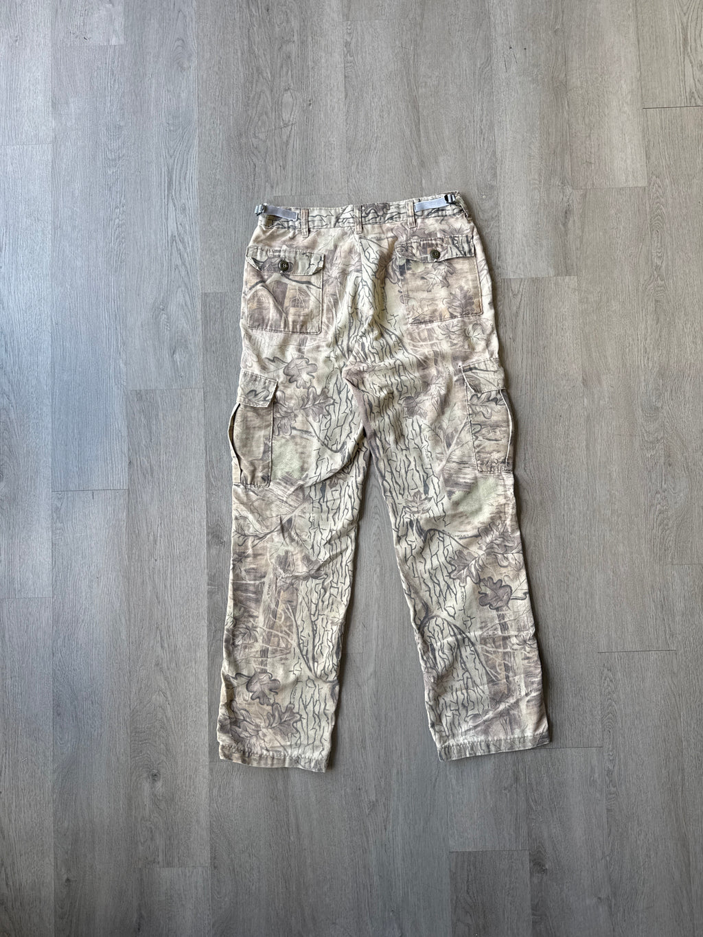 Vintage Unique Forest Camo Cargo Pants