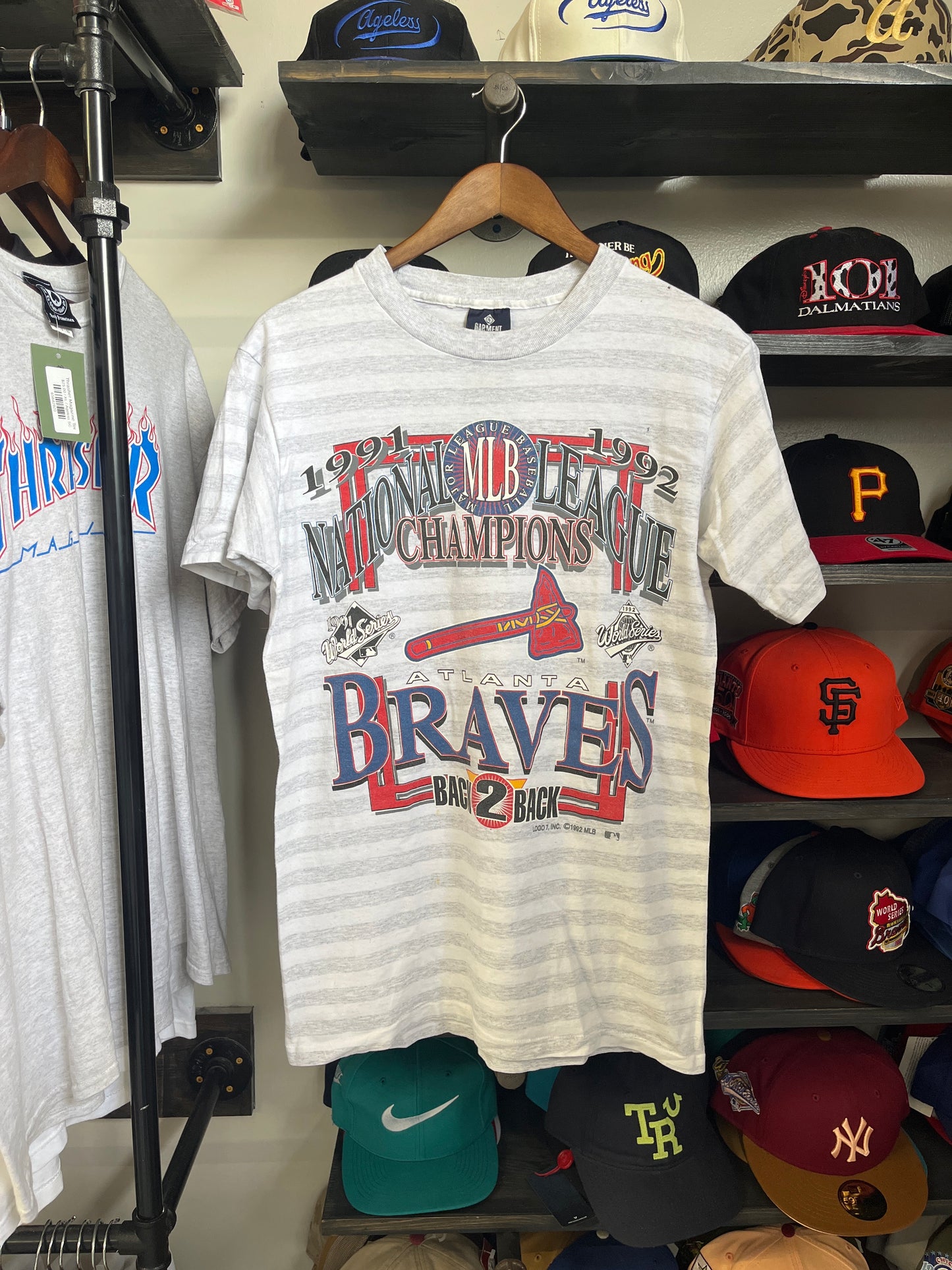 Vintage 1991-1992 MLB Atlanta Braves National Champions Tee