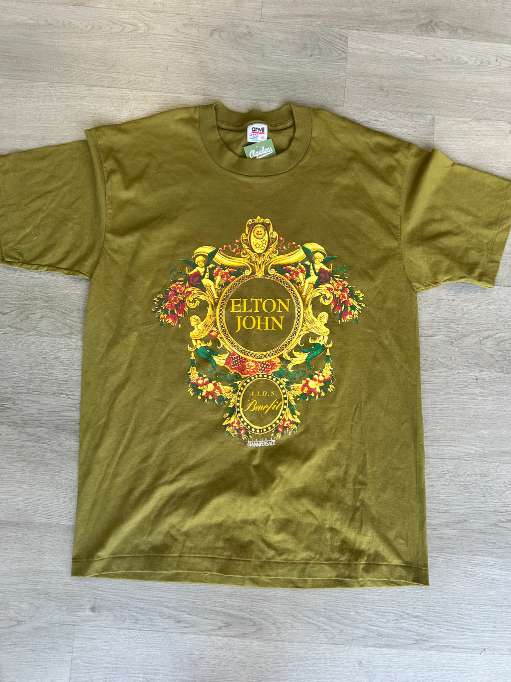 Vintage 1990s Elton John Concert Tee