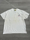 Vintage White Dogs In Black Tee
