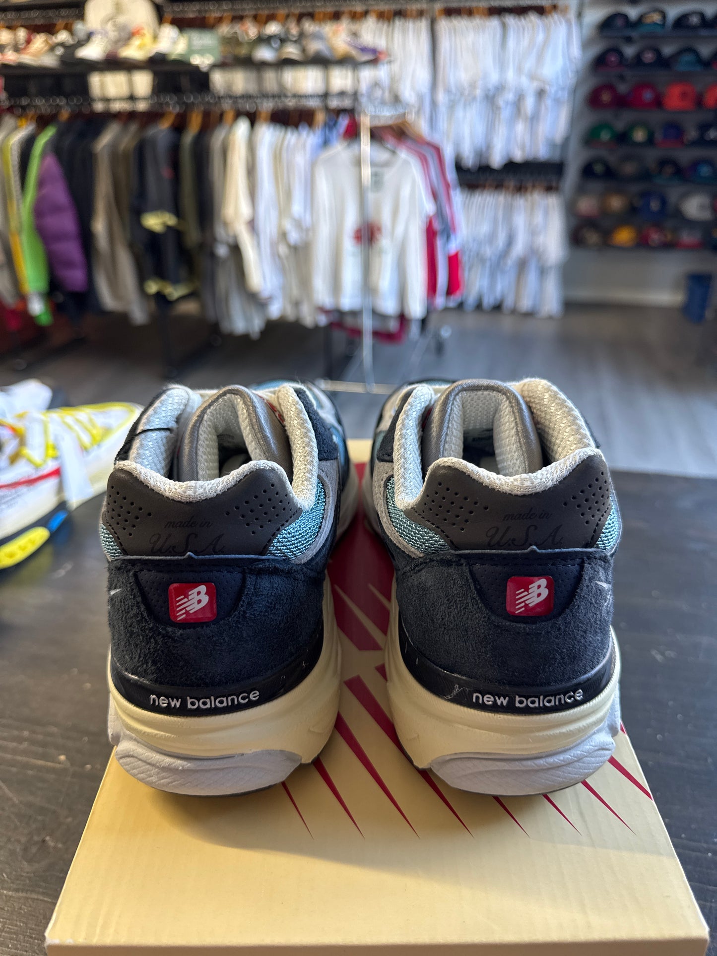 Pre-owned New Balance 990v3 Teddy Santis Navy Castlerock