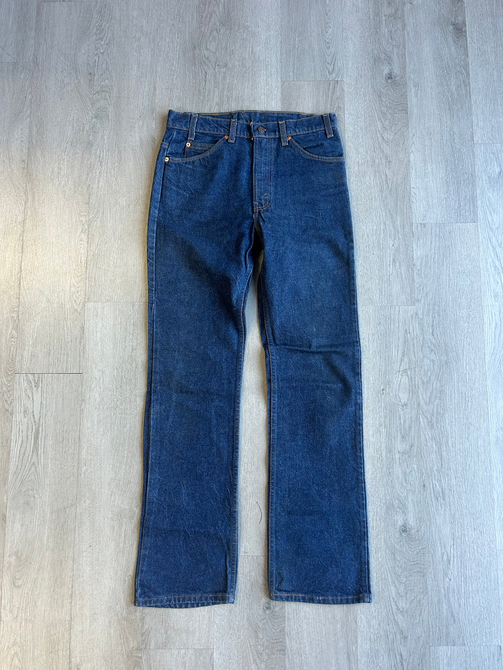 Vintage Levi Dark Wash Boot Cut Jeans