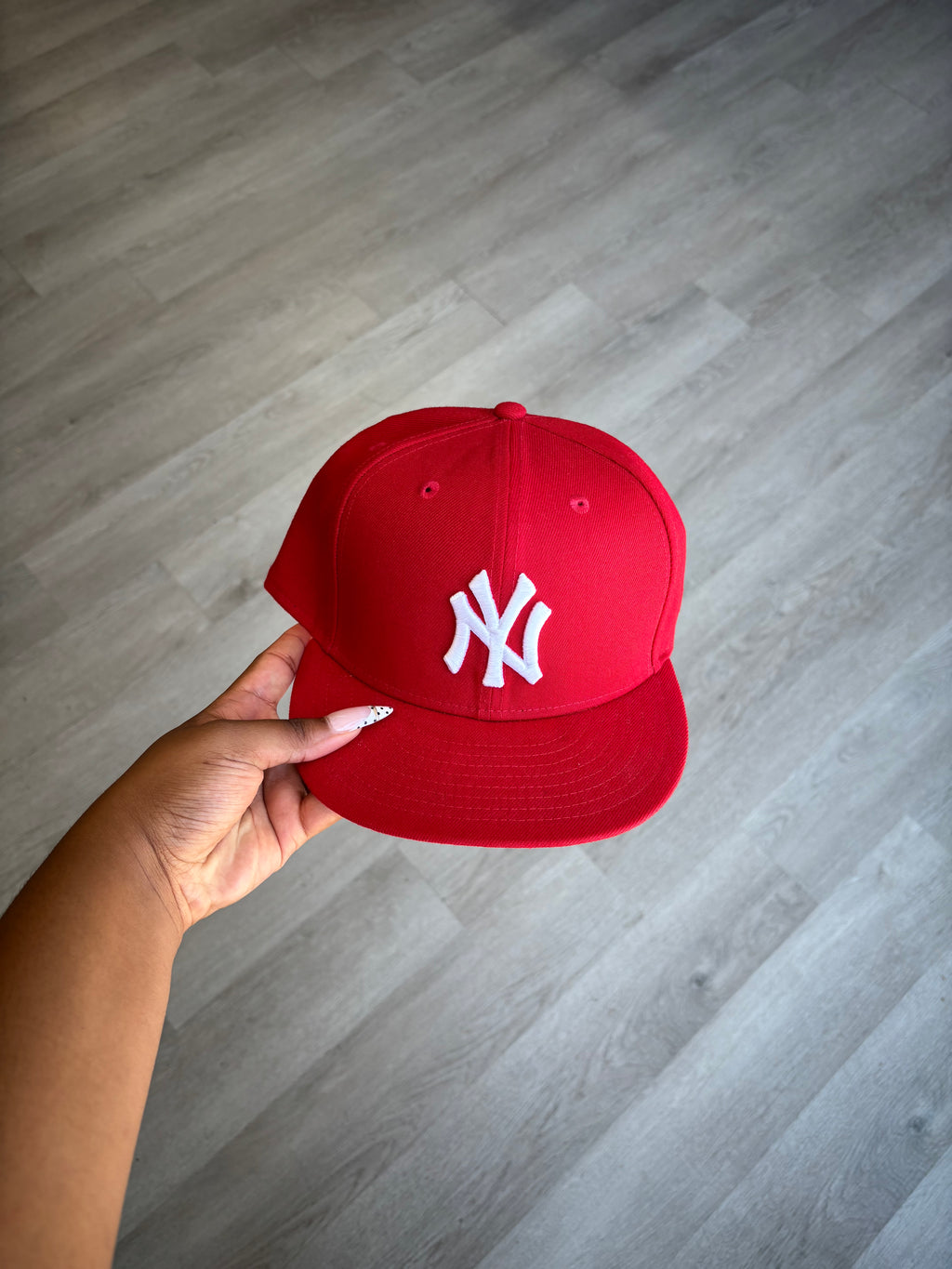 New Era New York Yankees Red Fitted Hat