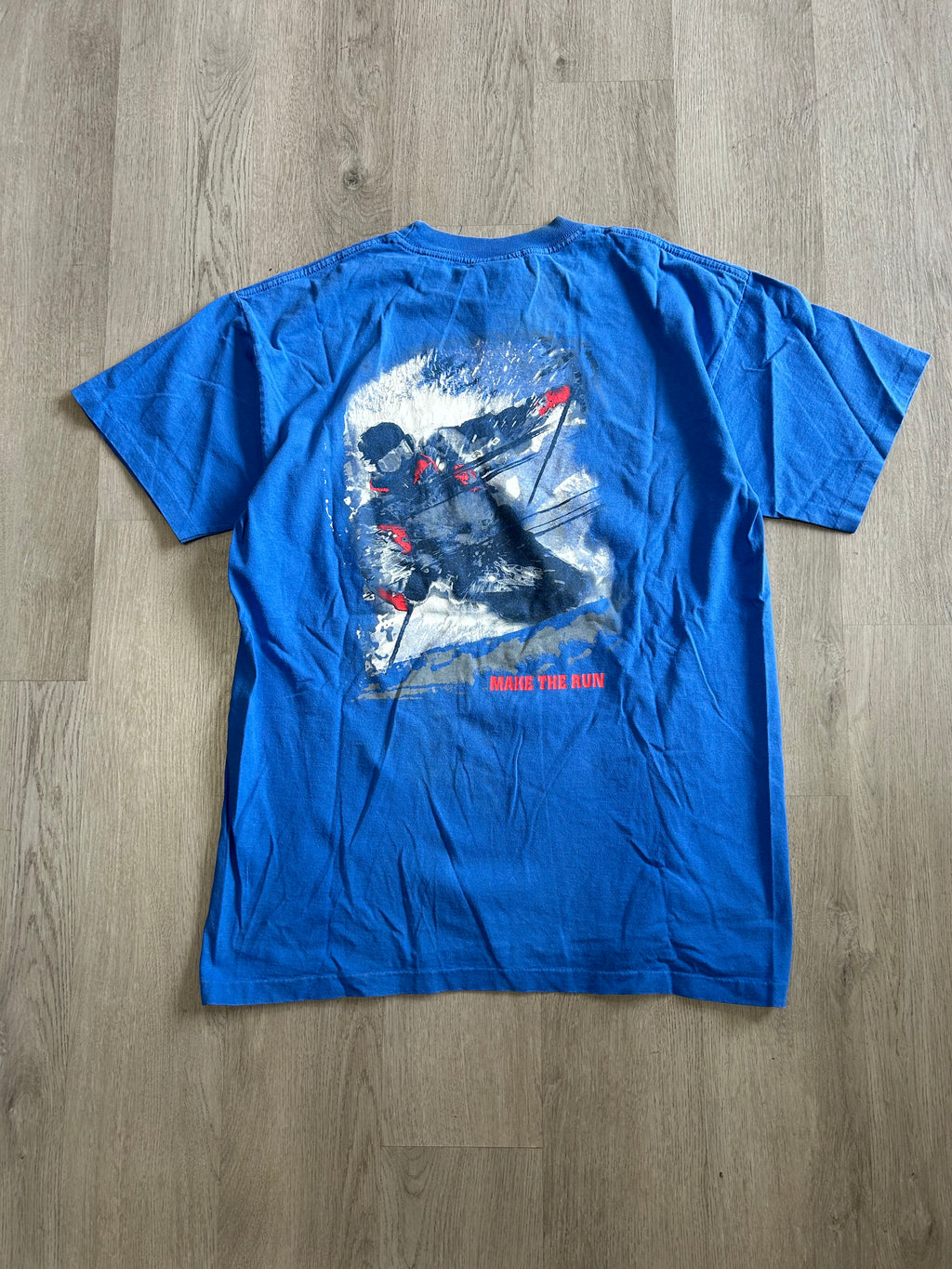 Vintage Blue Marlboro Ski Pocket Tee