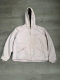 Vintage Pink Carhartt Women's Hooded Canvas Jacket