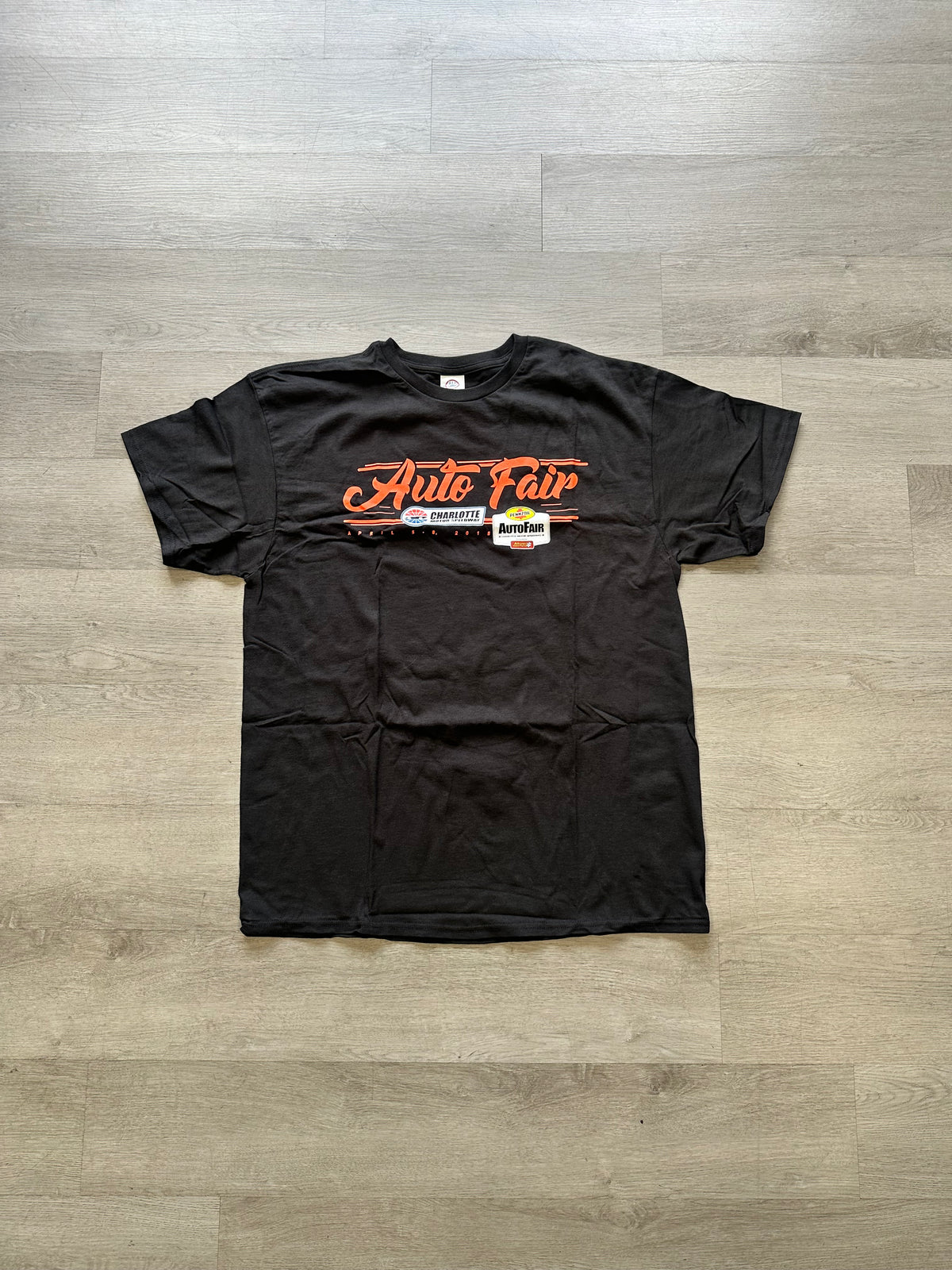Black Charlotte Motor Speedway 2018 Auto Fair Tee