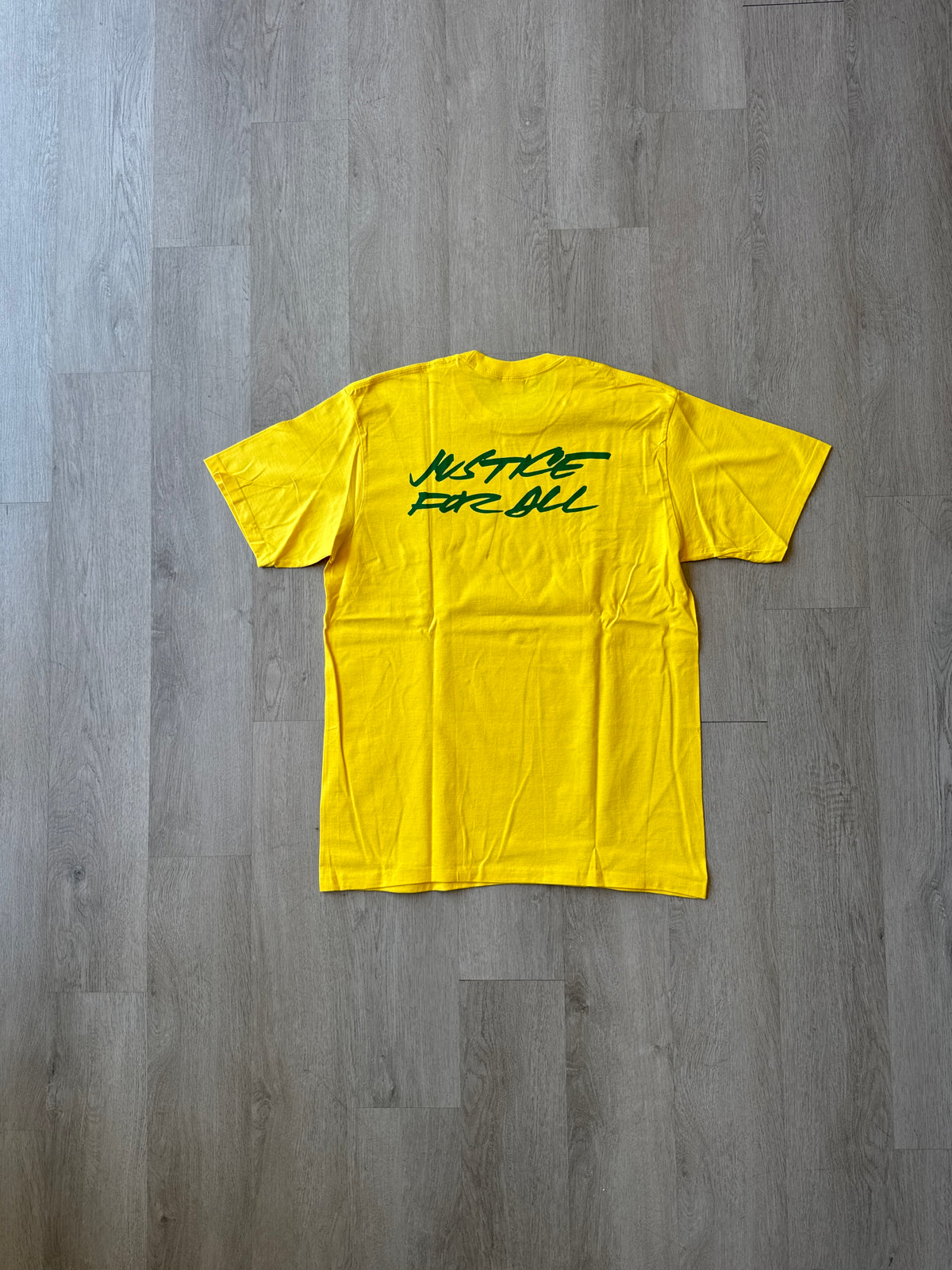 Supreme Futura Logo Yellow Tee (FW20)