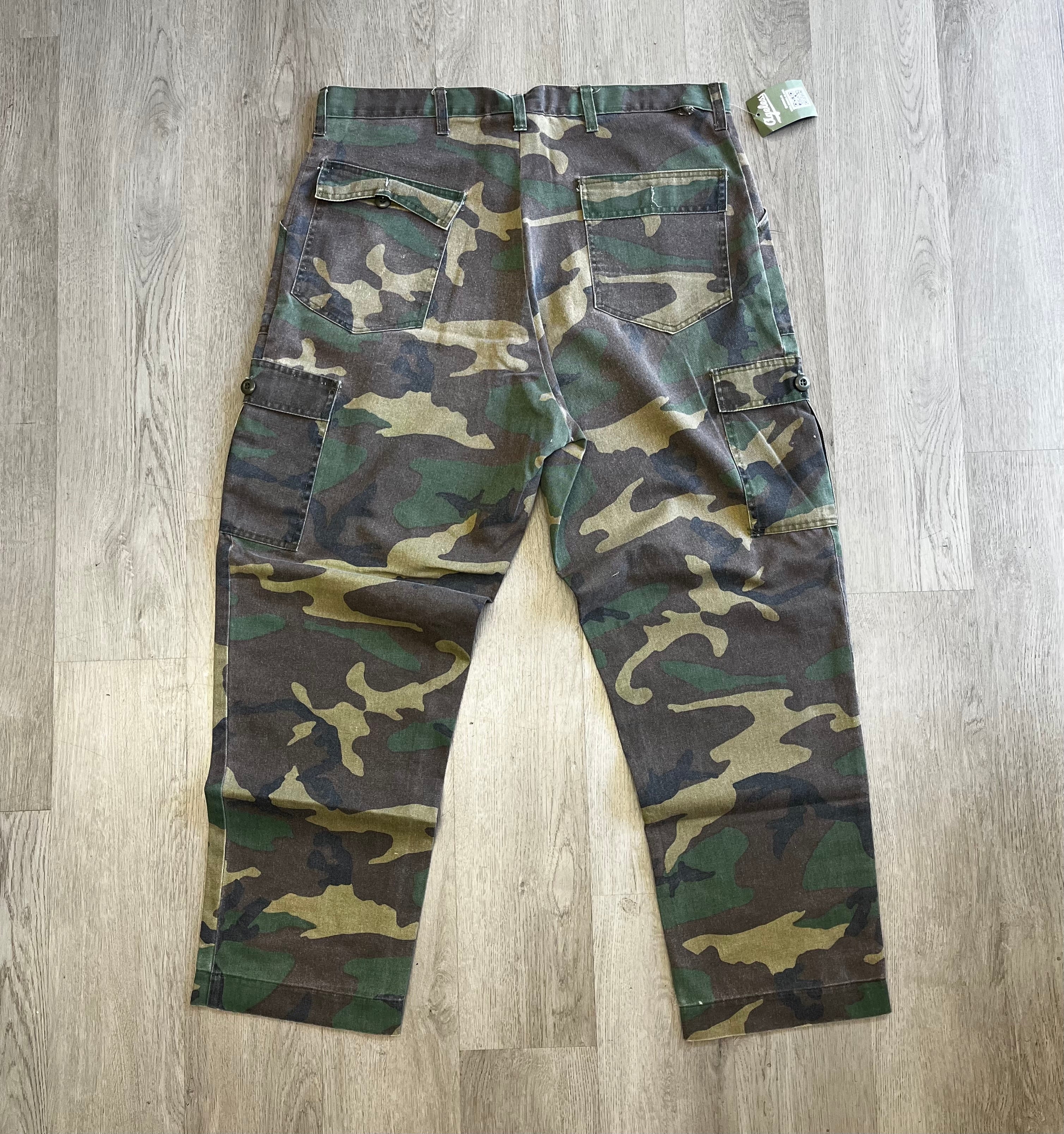 Vintage 90s US Army Woodland Camo Pants