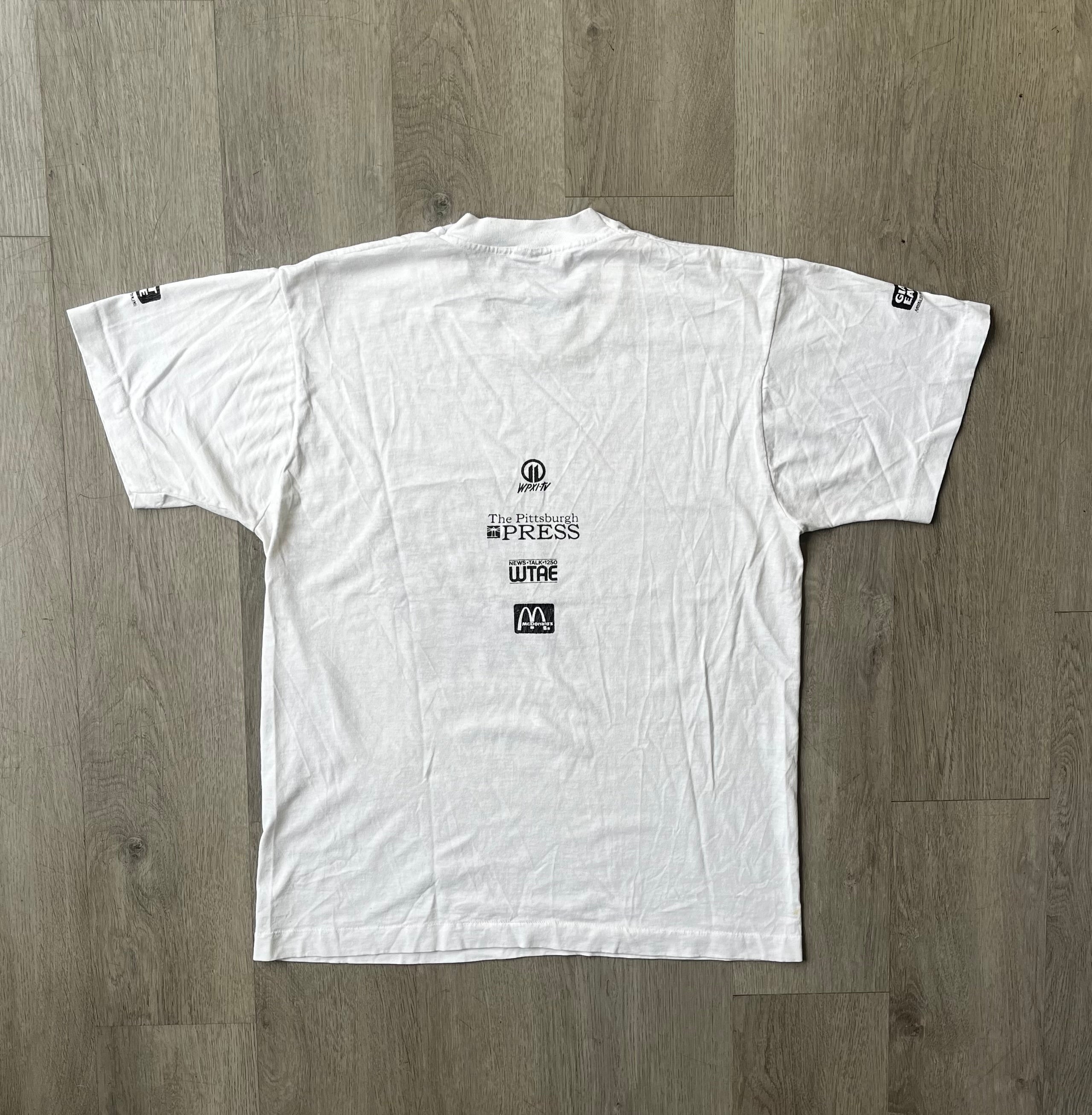 Vintage 90s Gatorade Steelers 5K Fitness Race Tee
