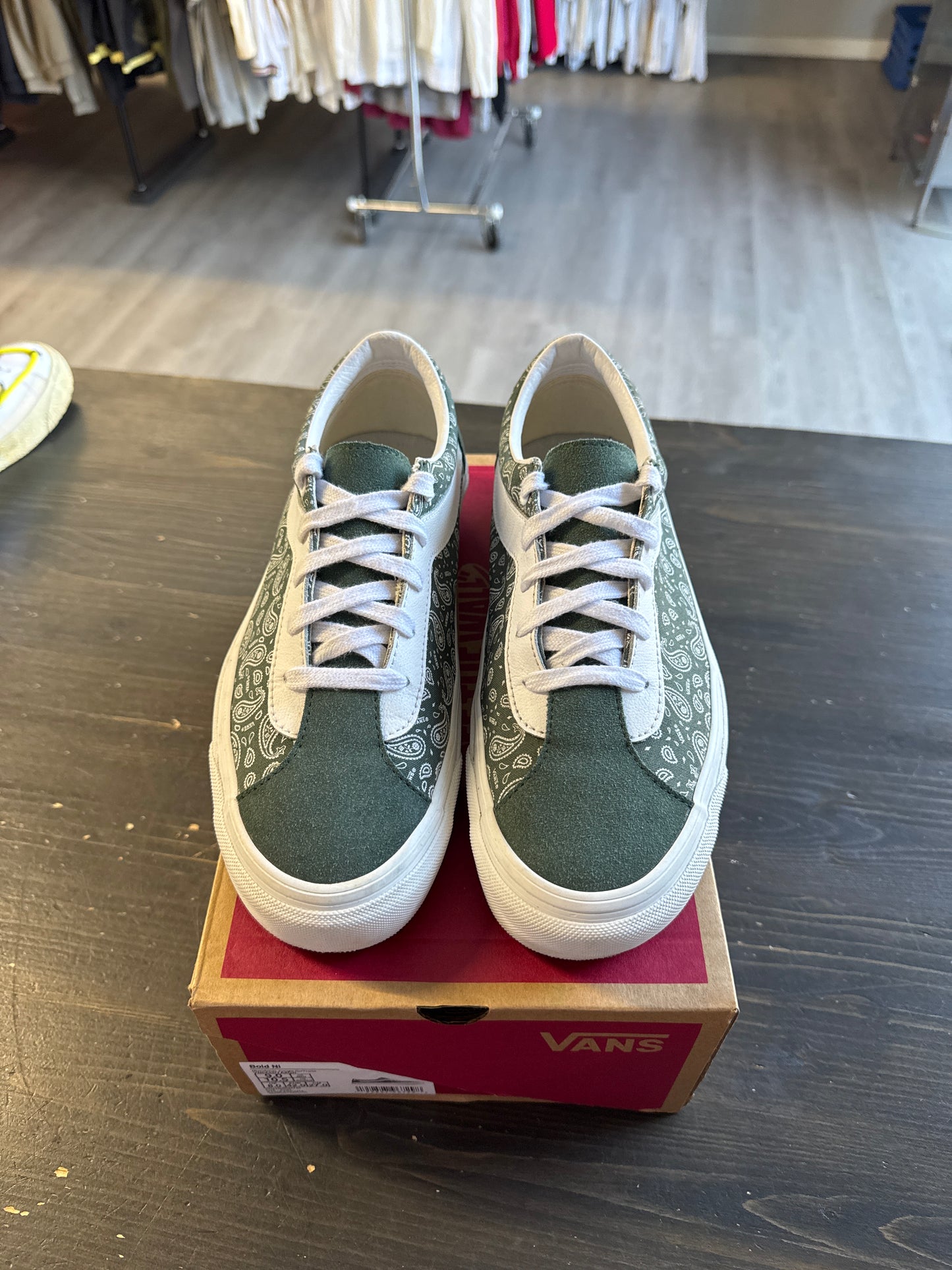 Pre-owned Vans Bold Ni Bandana Jungle Green