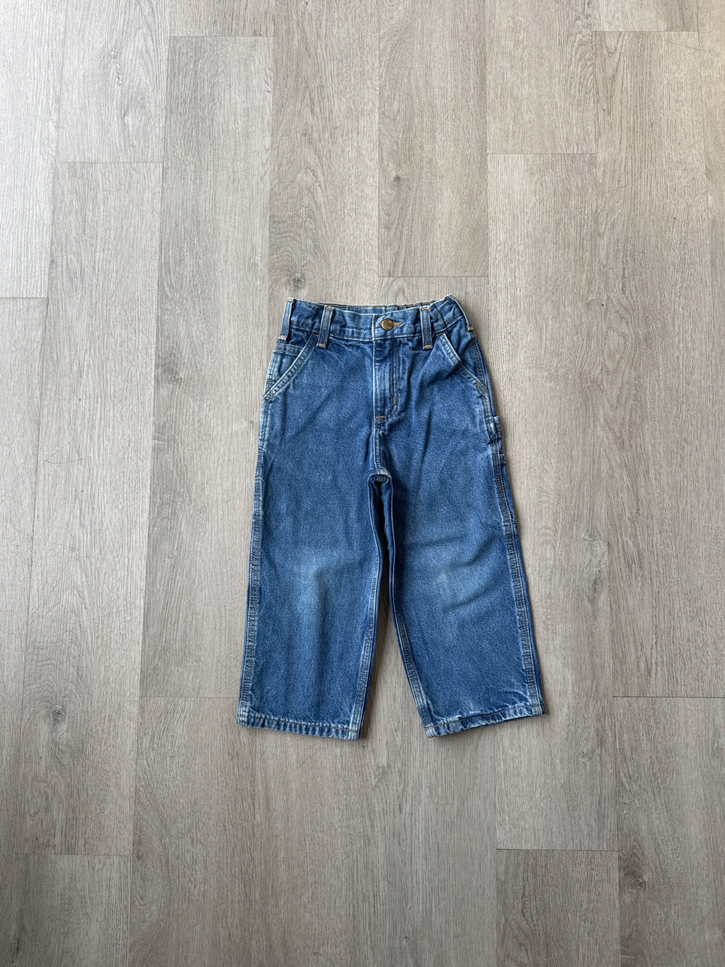 Carhartt Toddler Dungaree Fit Dark Washed Denim Jeans