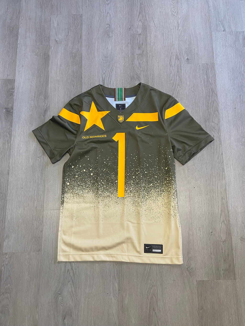 Nike Army Black Knights 1st Armored Division "Old Ironsides" Untouchable Football Jersey