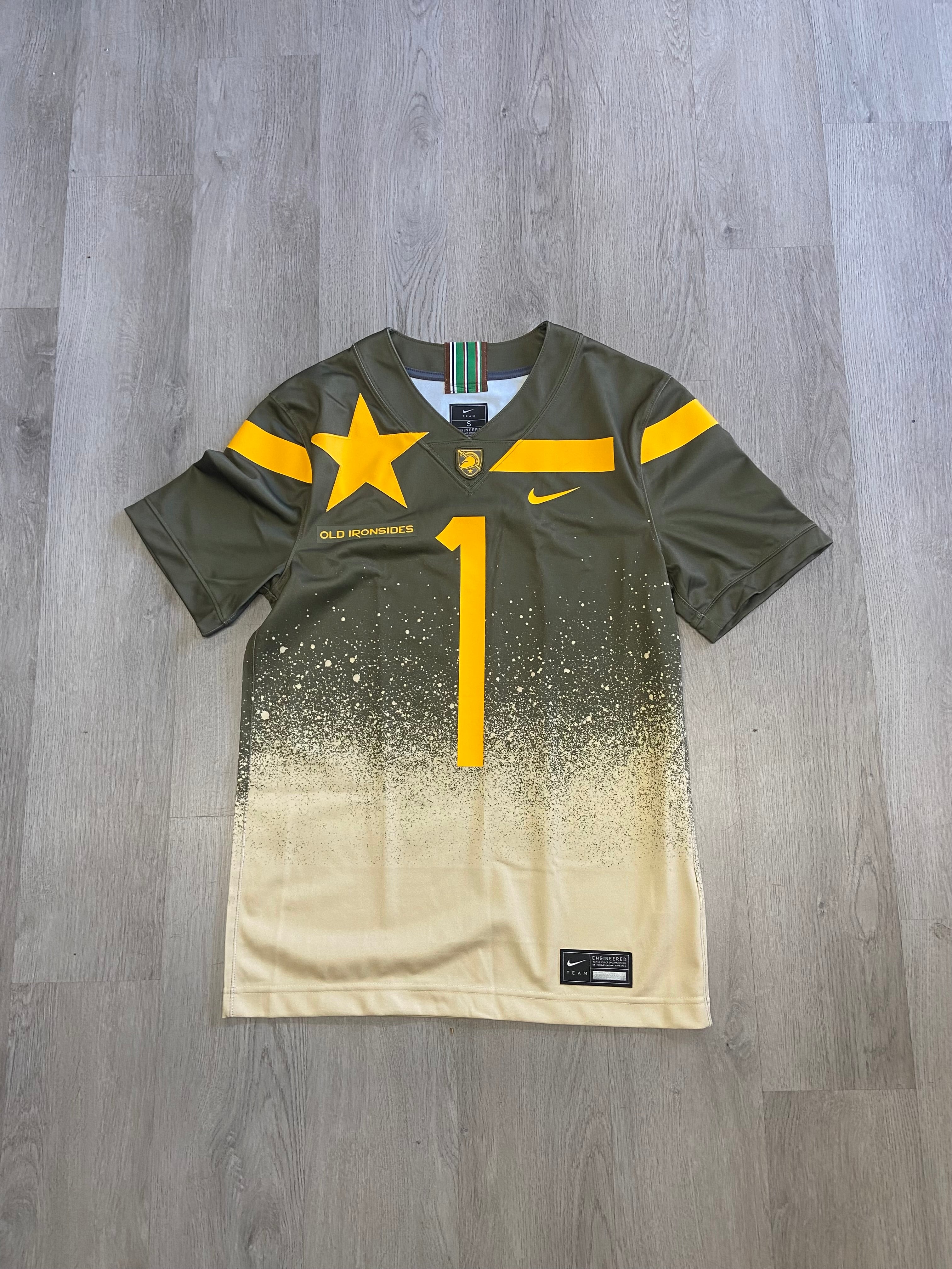 Nike Army Black Knights 1st Armored Division "Old Ironsides" Untouchable Football Jersey