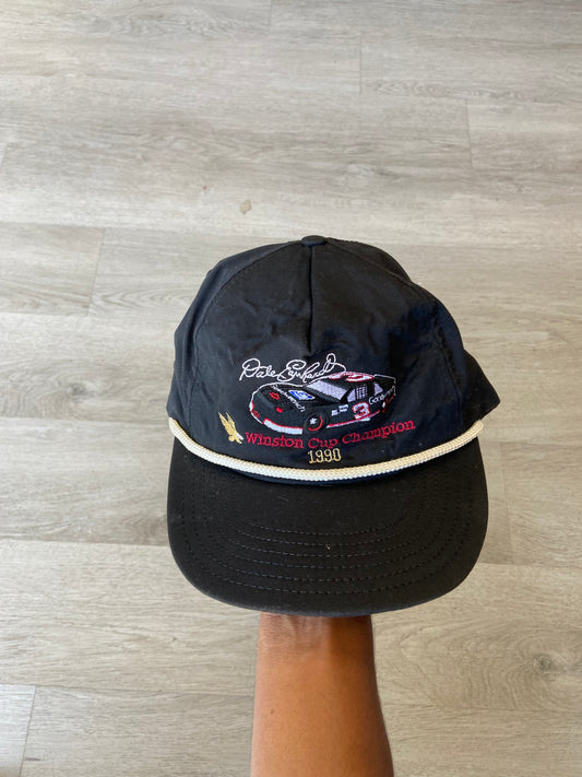 Vintage Dale Earnhardt Sr 1990 Winston Cup Champion Nascar Snapback Trucker Hat