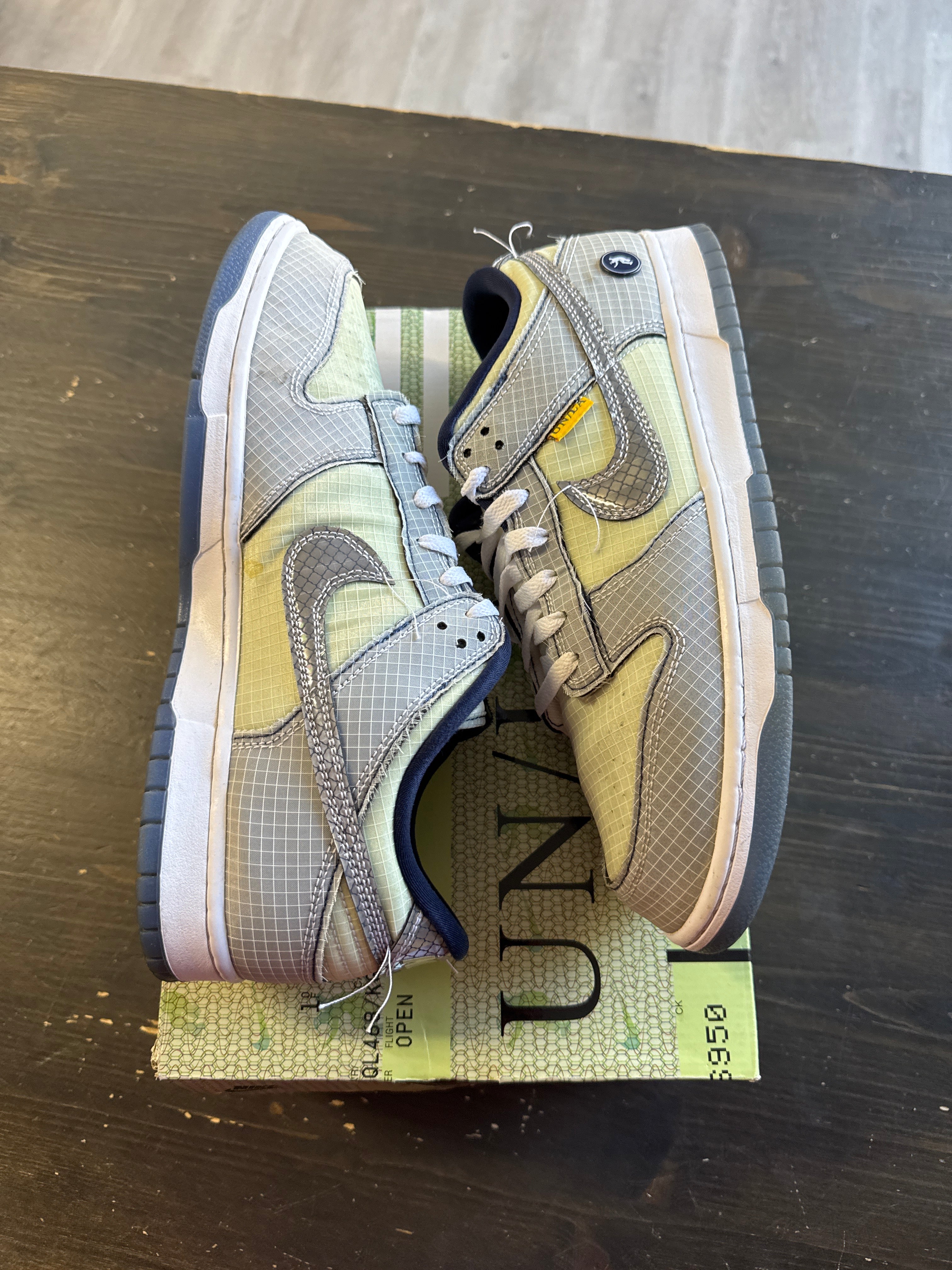 Pre-owned Nike Dunk Low Union Passport Pack Pistachio