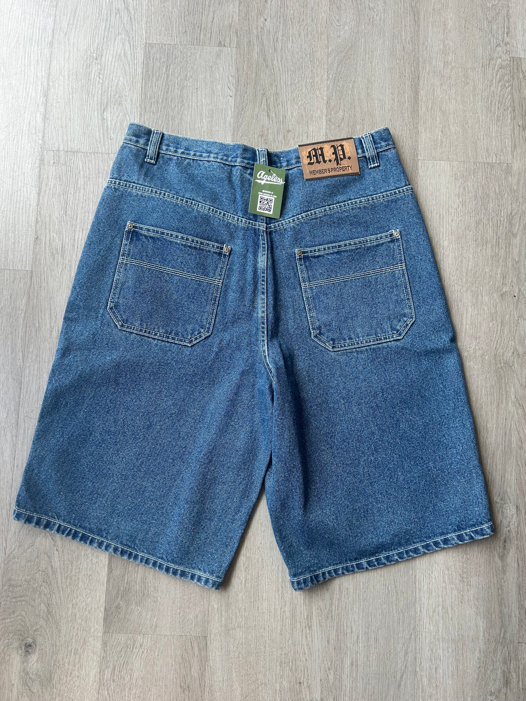 Member’s Property Graphic Denim Shorts