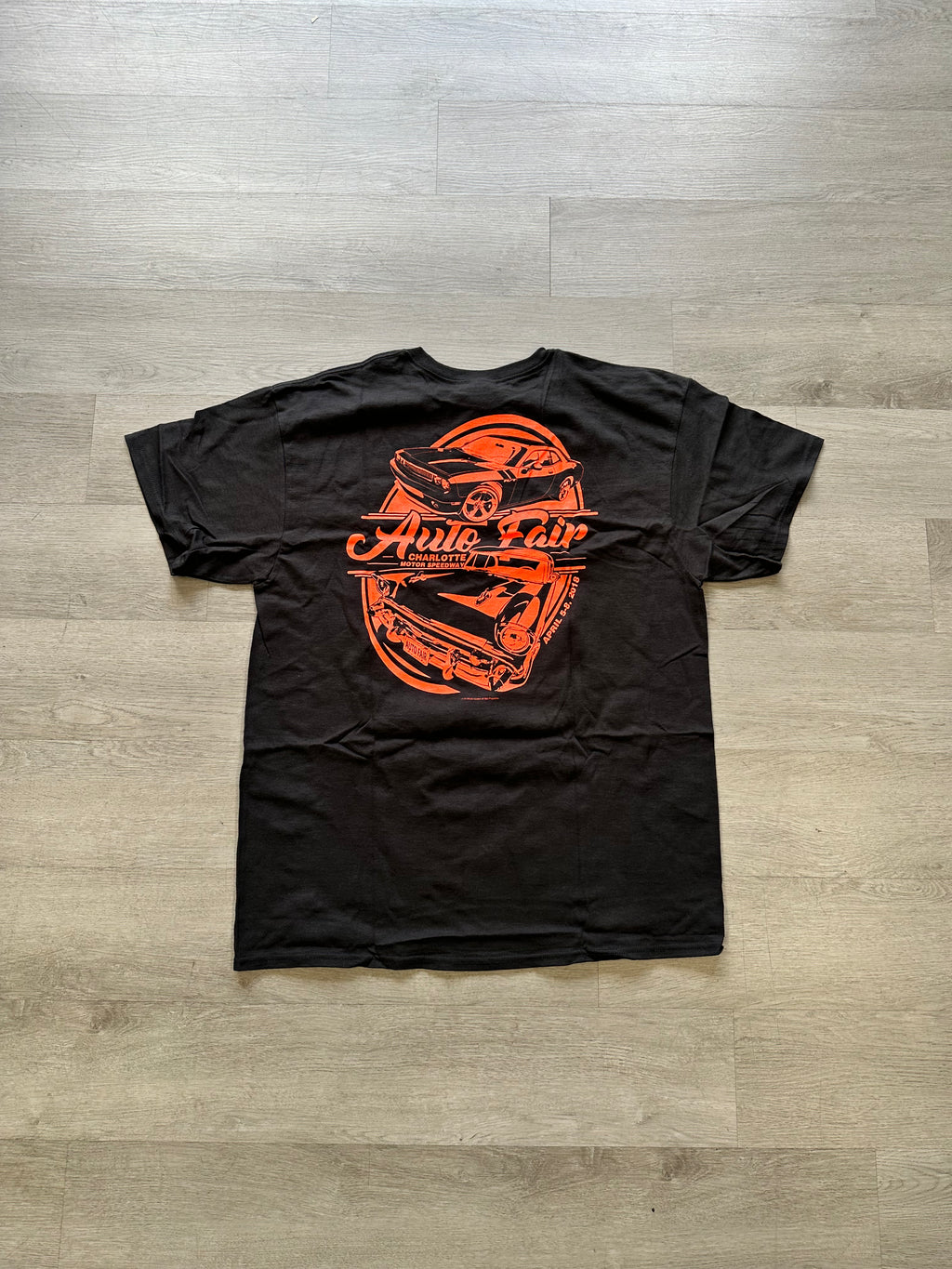 Black Charlotte Motor Speedway 2018 Auto Fair Tee