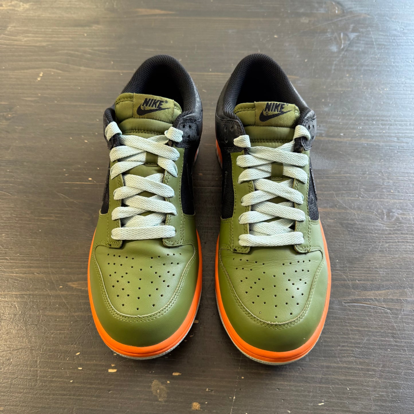 Pre-owned Nike Dunk Low Mandarin Orange Green