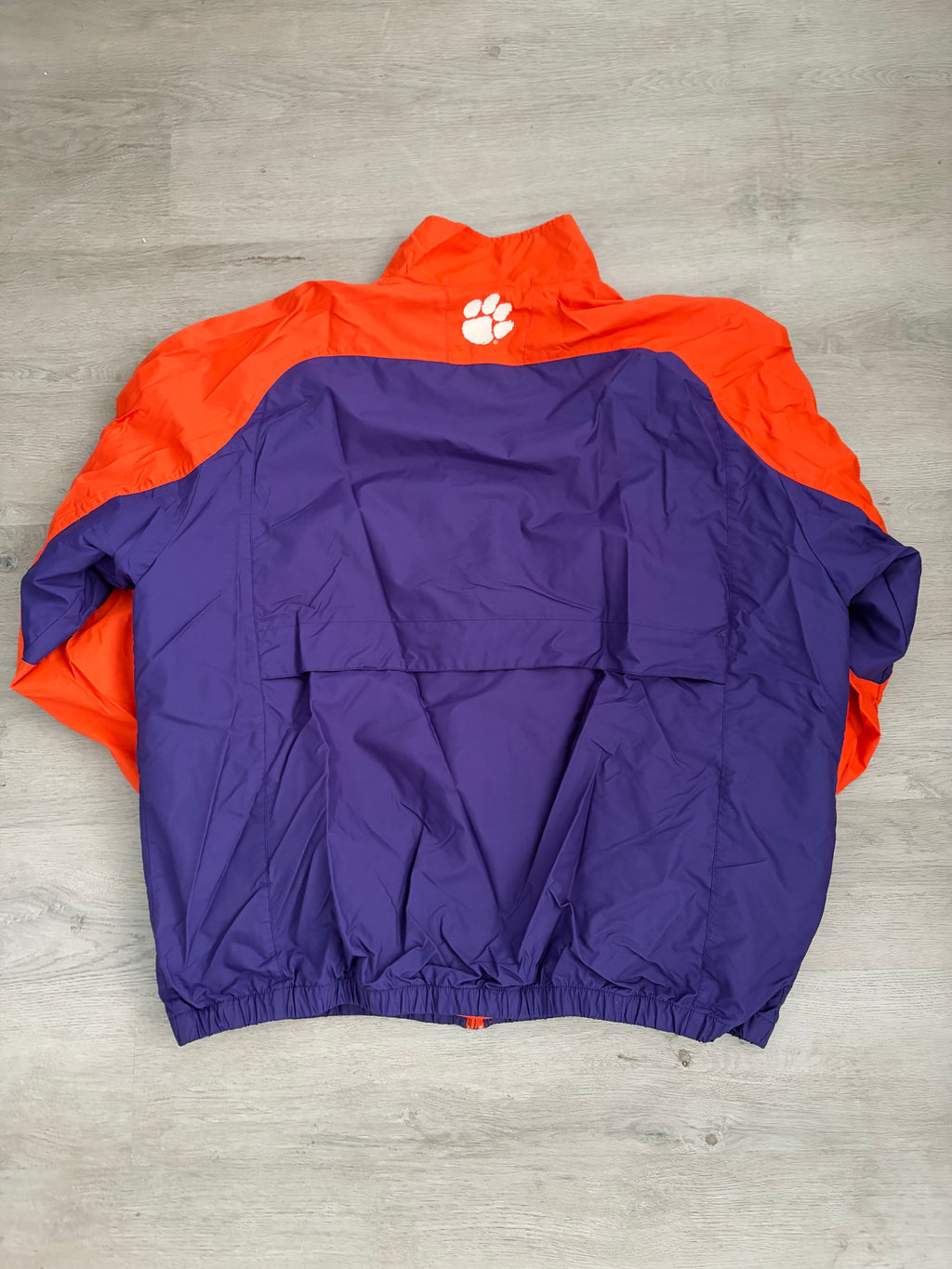 Vintage Nike Clemson University Zip Up Windbreaker