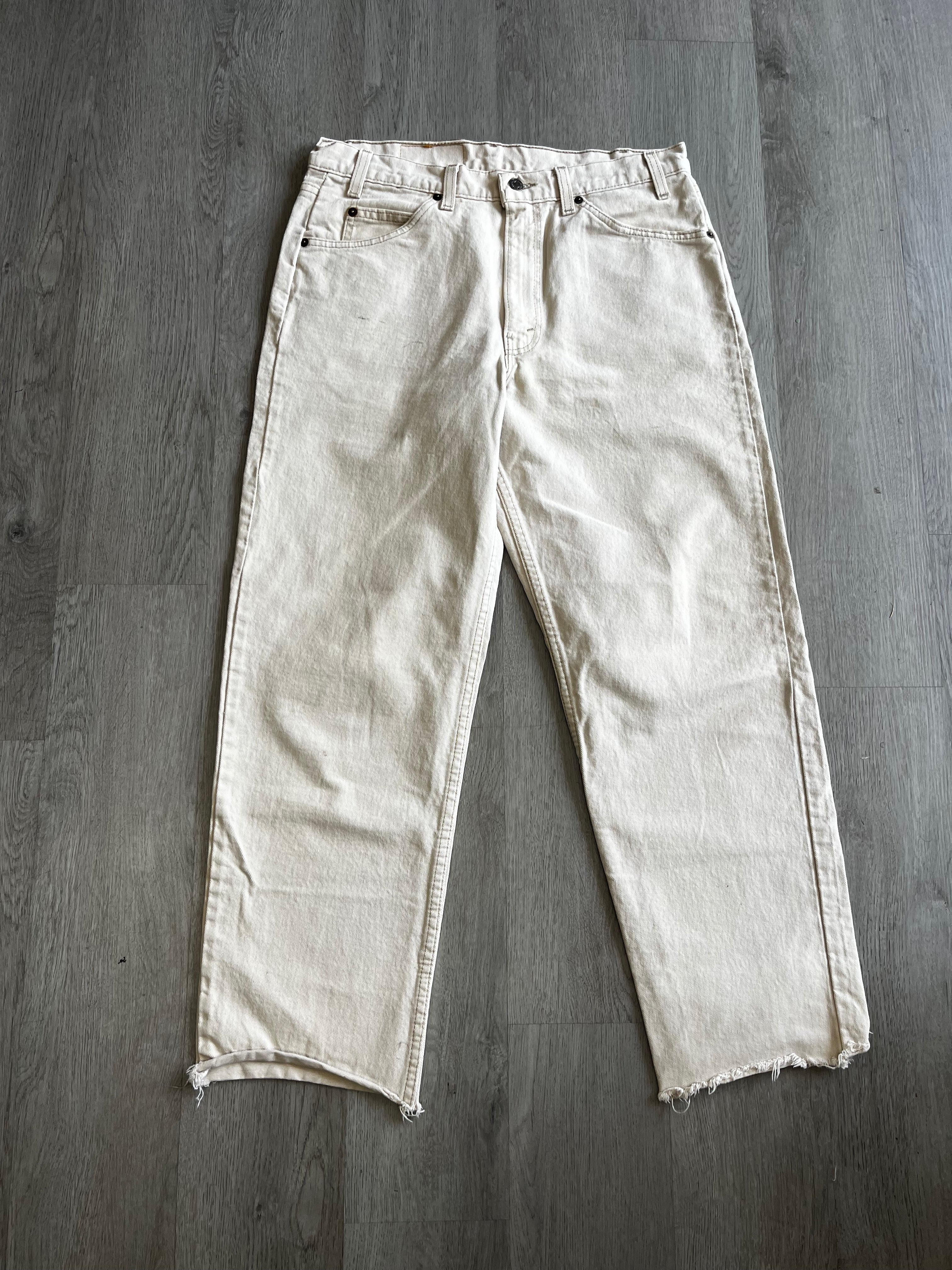 Tan Orange Tab Levi Jeans