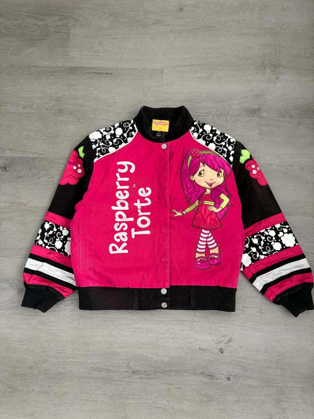 Youth Vintage Y2K Strawberry Shortcake Raspberry Torte Jacket