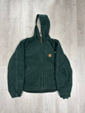Vintage Carhartt J141 SPC Sandstone Sierra Hooded Work Jacket