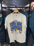 Grey 2000 St Louis Rams 2 Player Super Bowl Champions Tee