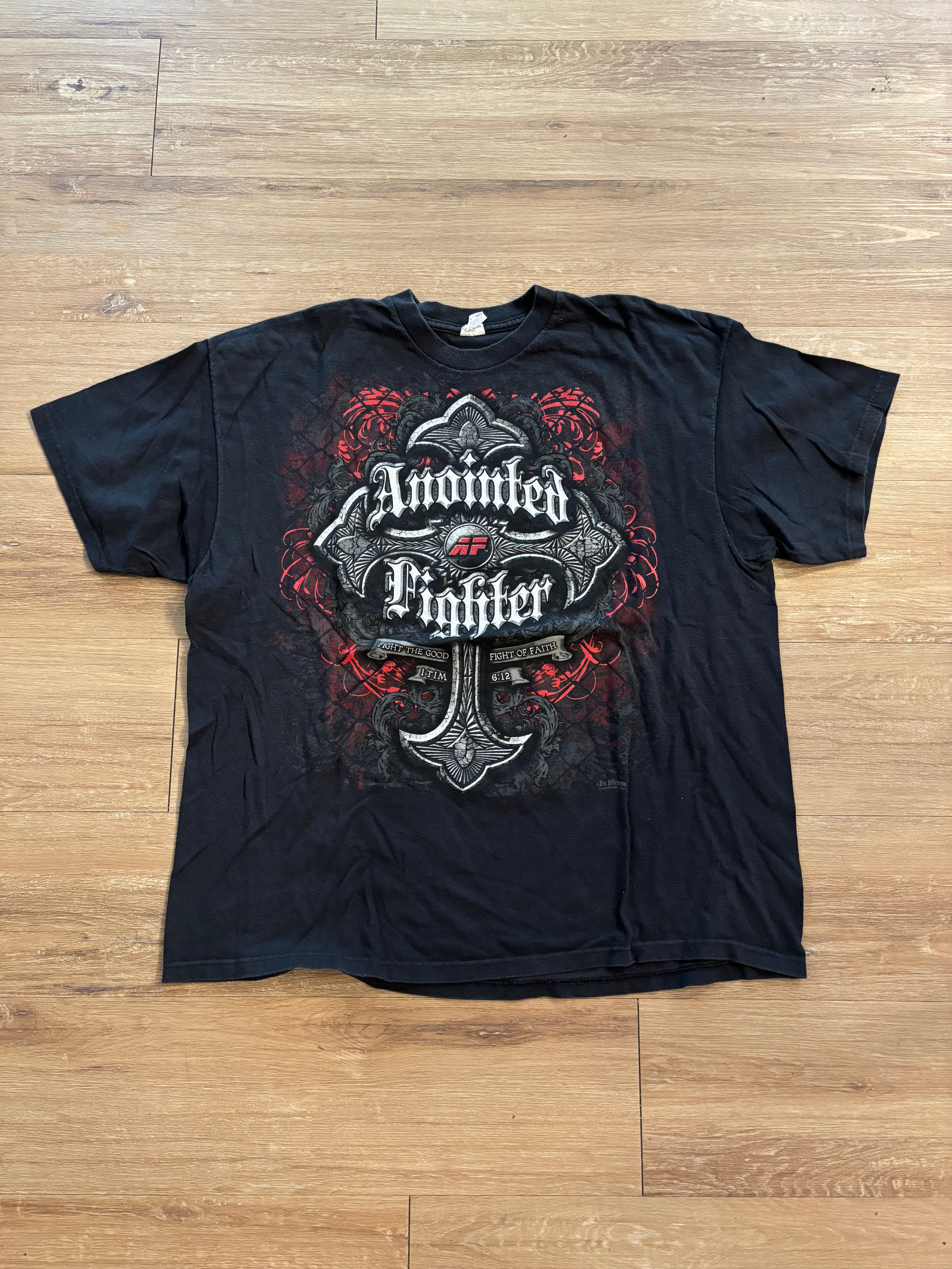 Vintage Anointed Fighter Graphic Tee