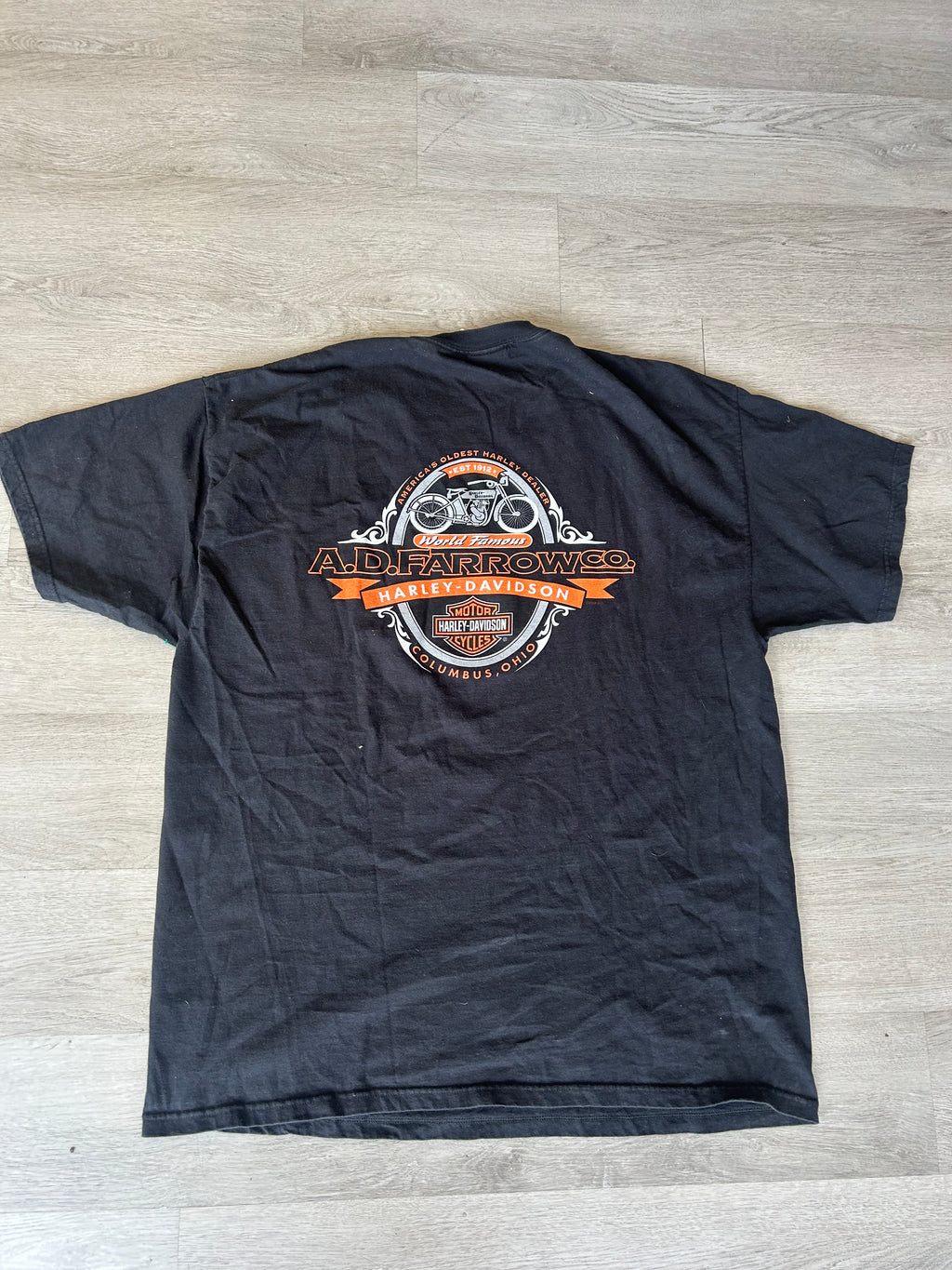 Vintage Harley Davidson Columbus Ohio Tee