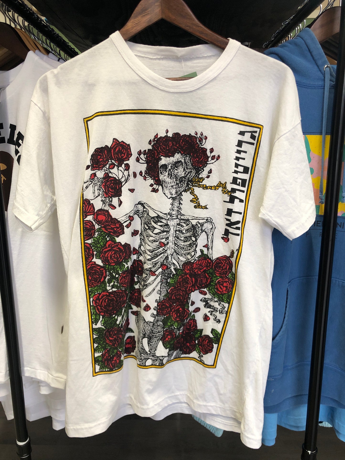 Grateful Dead Skeleton Rose Tee