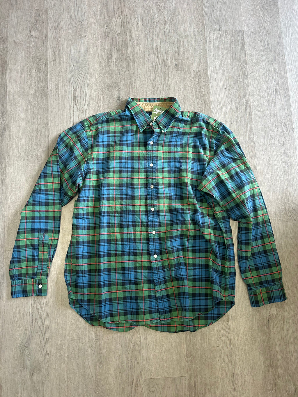 Ralph Lauren Plaid Button Up Long-Sleeve