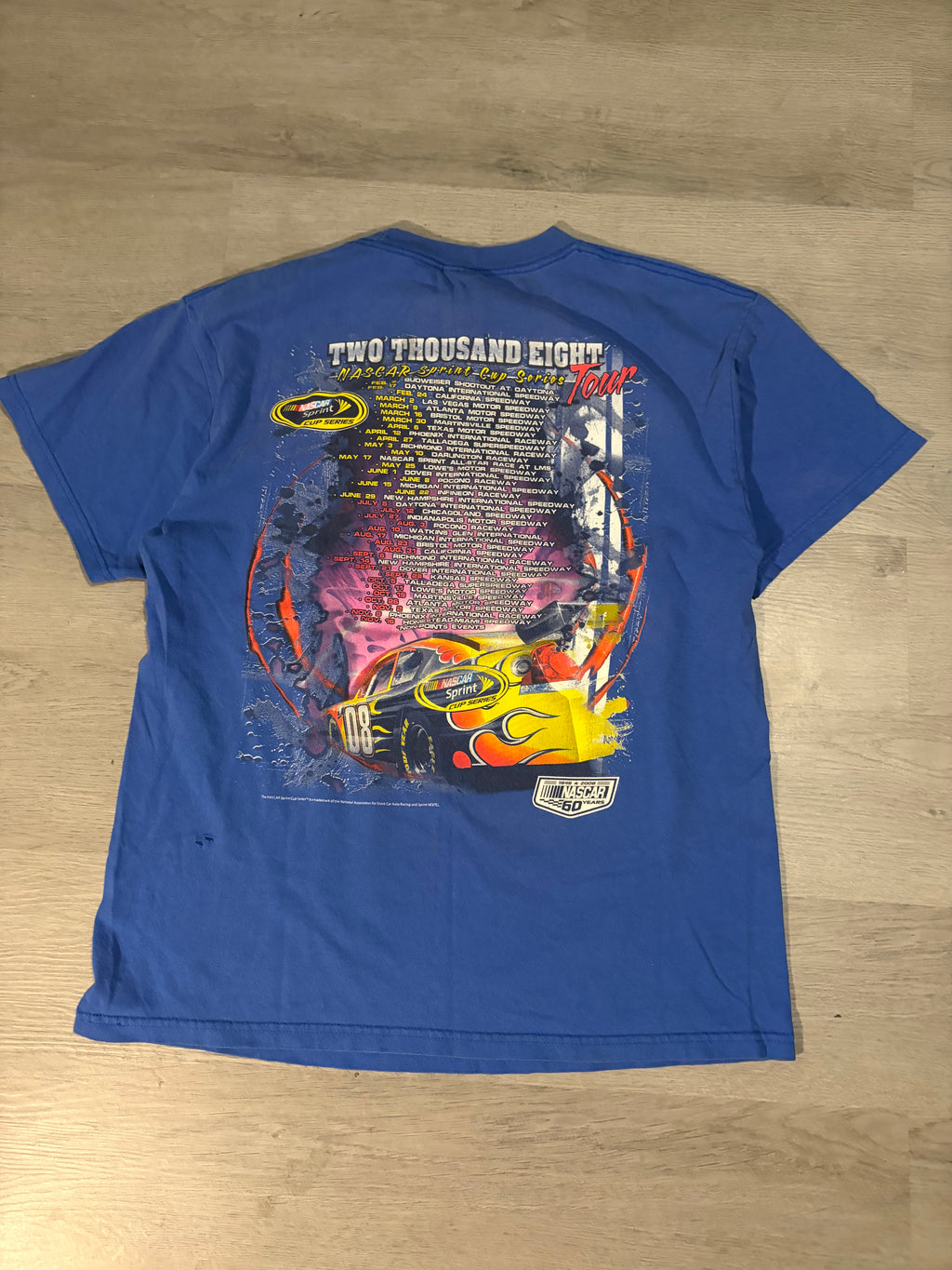 2008 NASCAR 60 Year Anniversary Sprint Cup Series Tee