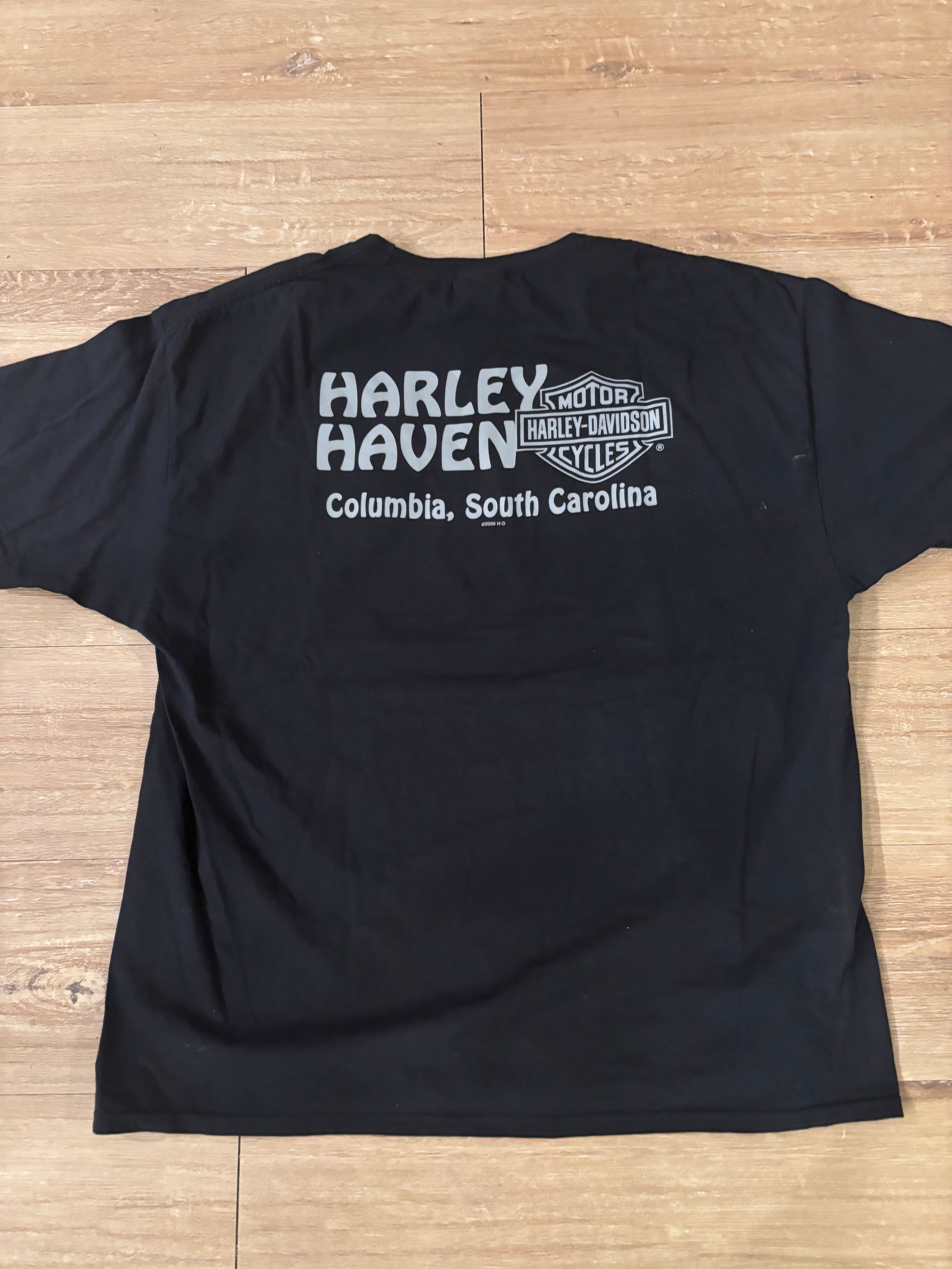 Vintage Harley Davidson Wild And Free Tee