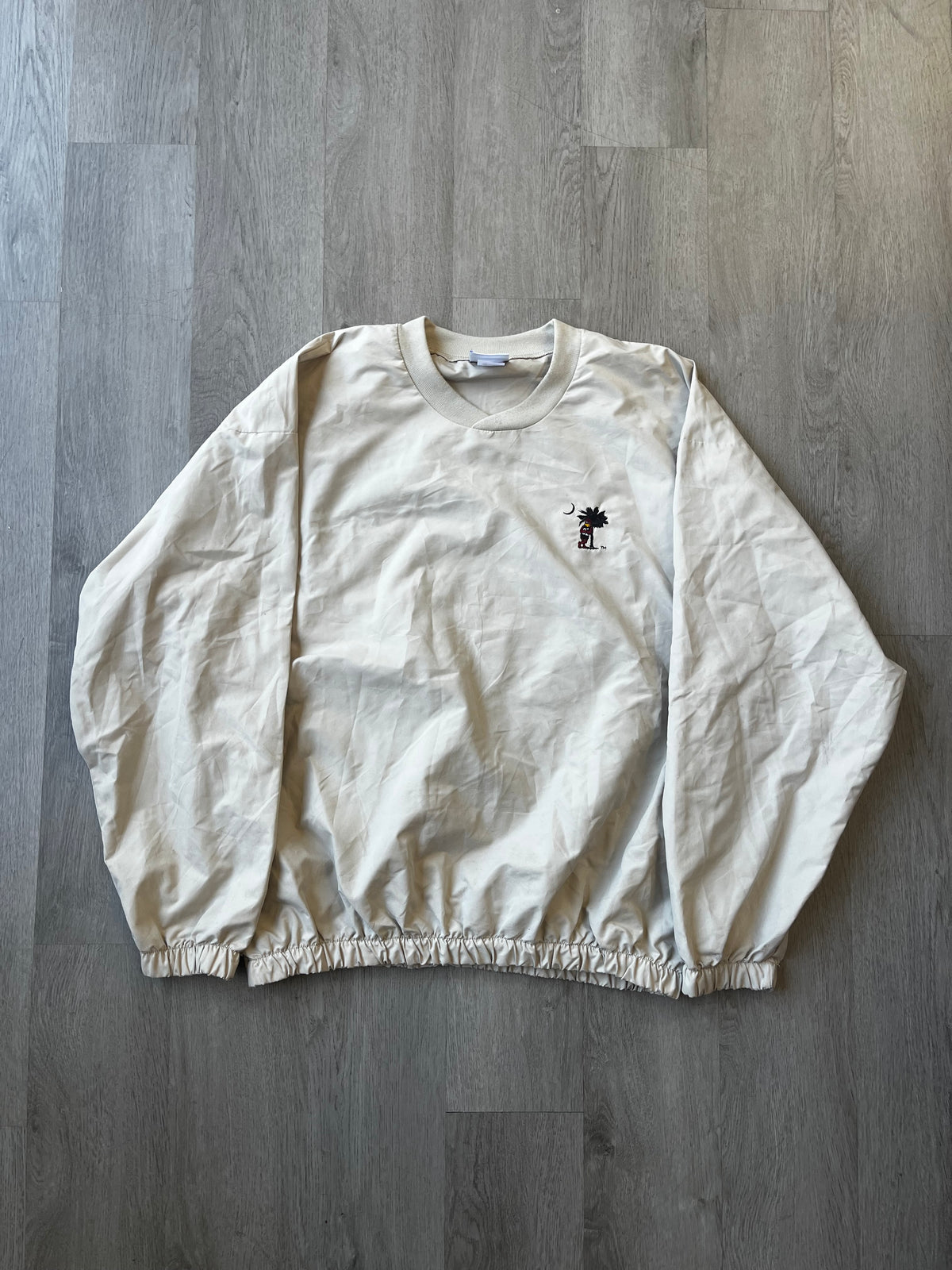 Vintage Beige University of South Carolina Windbreaker Crewneck