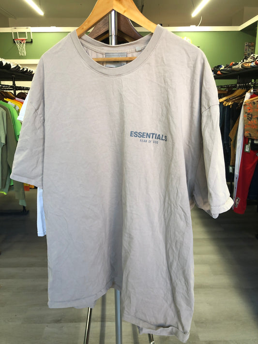 Tan Fear Of God Essentials Tee