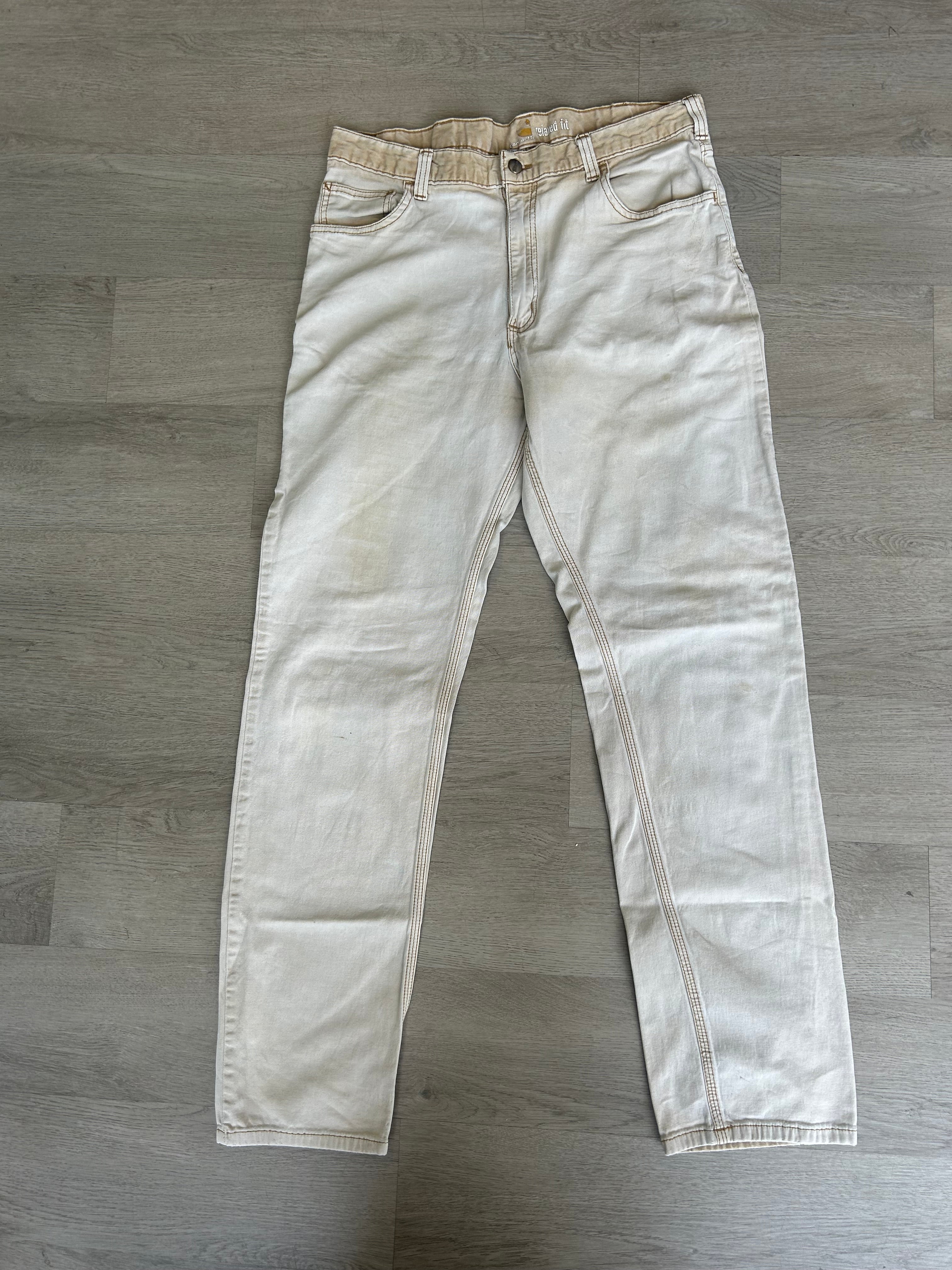 Vintage Carhartt Relaxed Fit Beige Pants