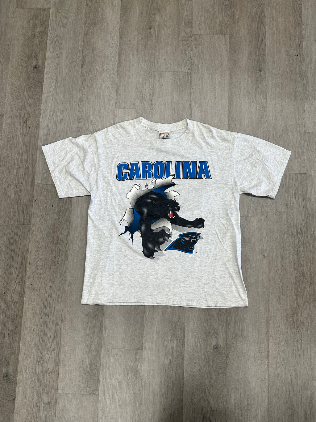 Vintage Nutmeg NFL Carolina Panthers Breakthrough Tee