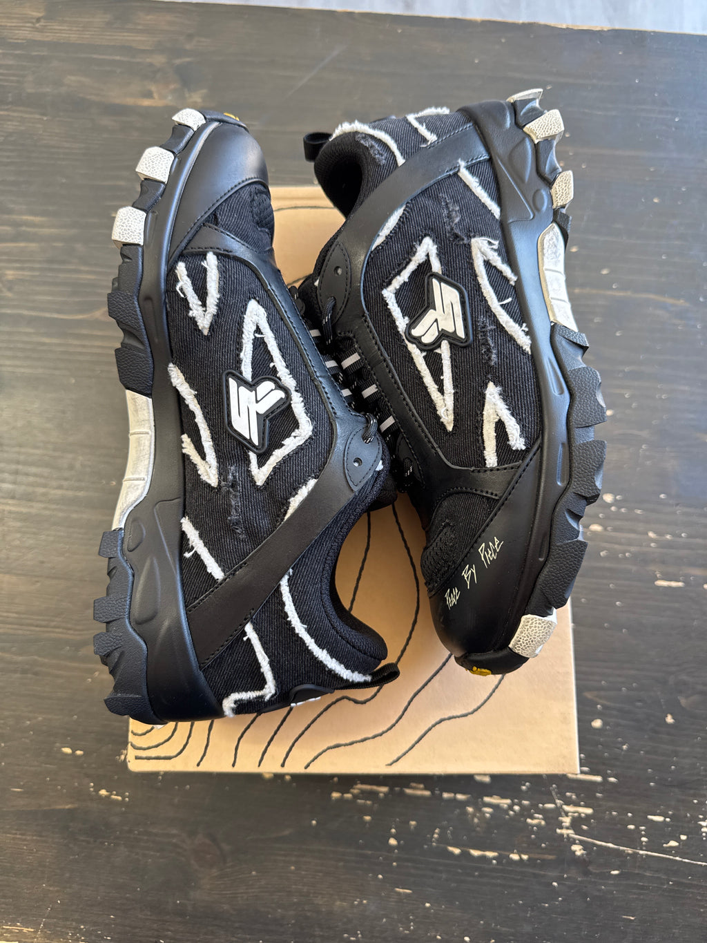 Pre-owned Sicko Born From Pain x Vessell Hiking Black