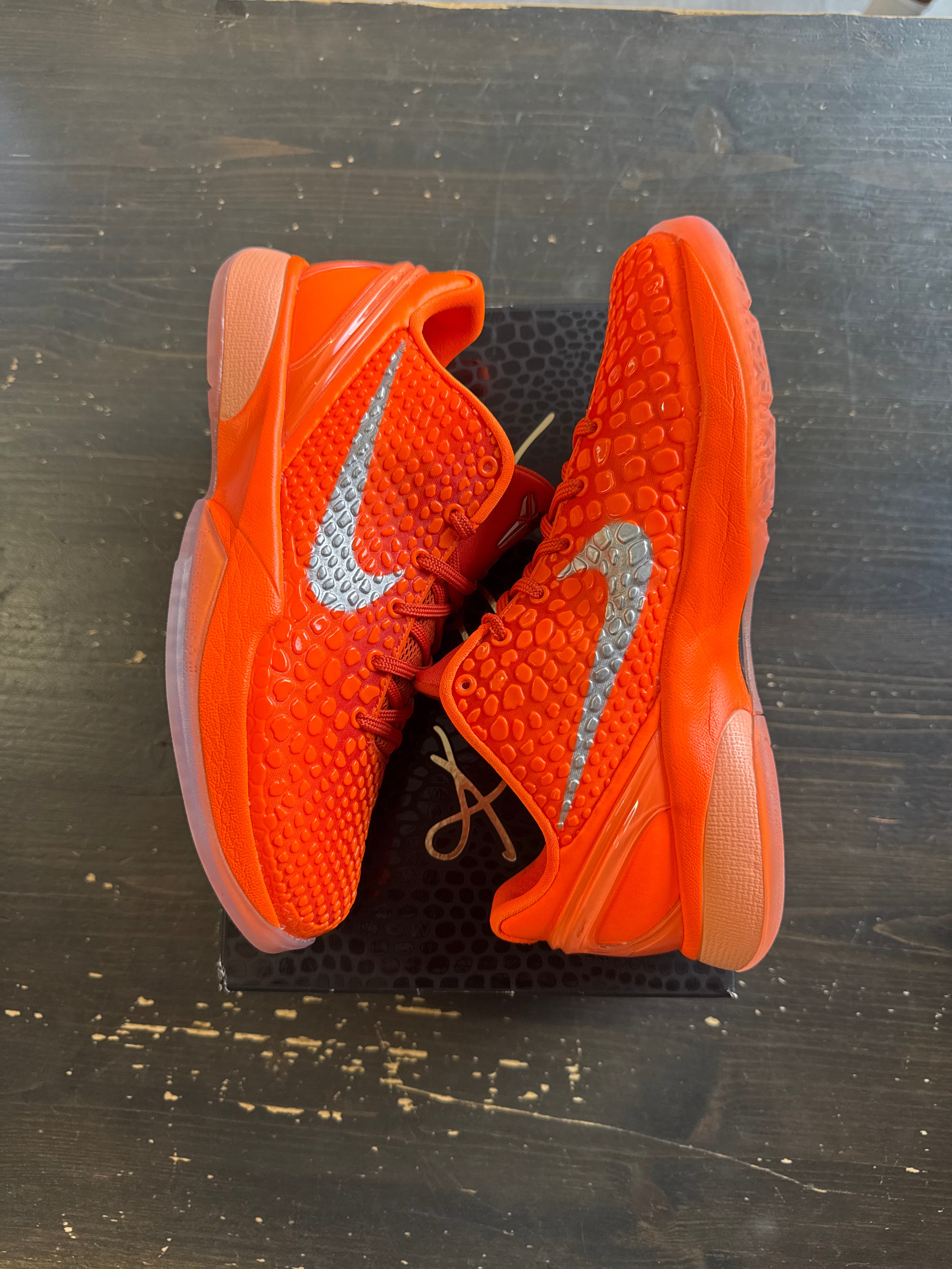 Pre-owned Nike Kobe 6 Total Orange