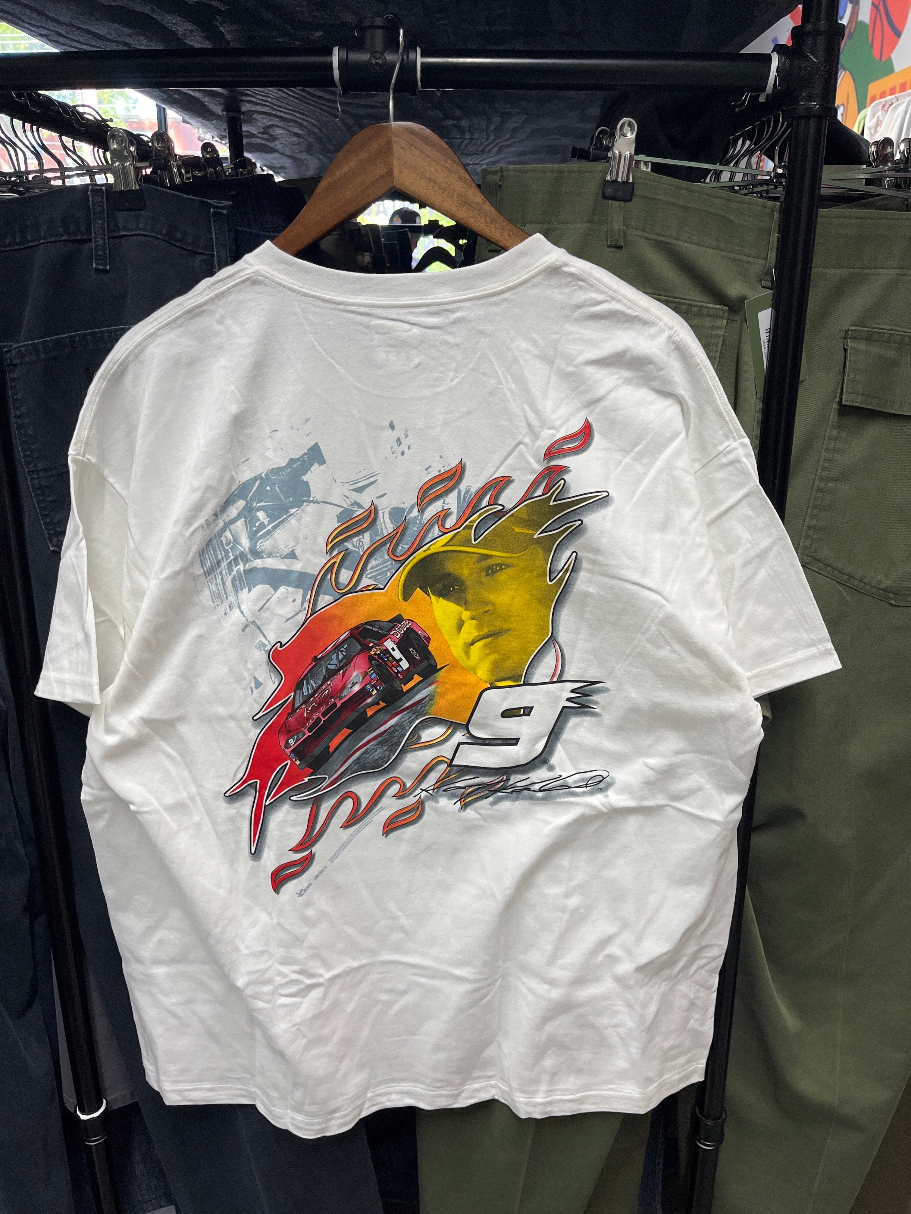 NASCAR Chase Racing Kasey Kahne #9 Flame Tee