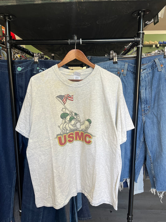 Vintage USMC Army Tee