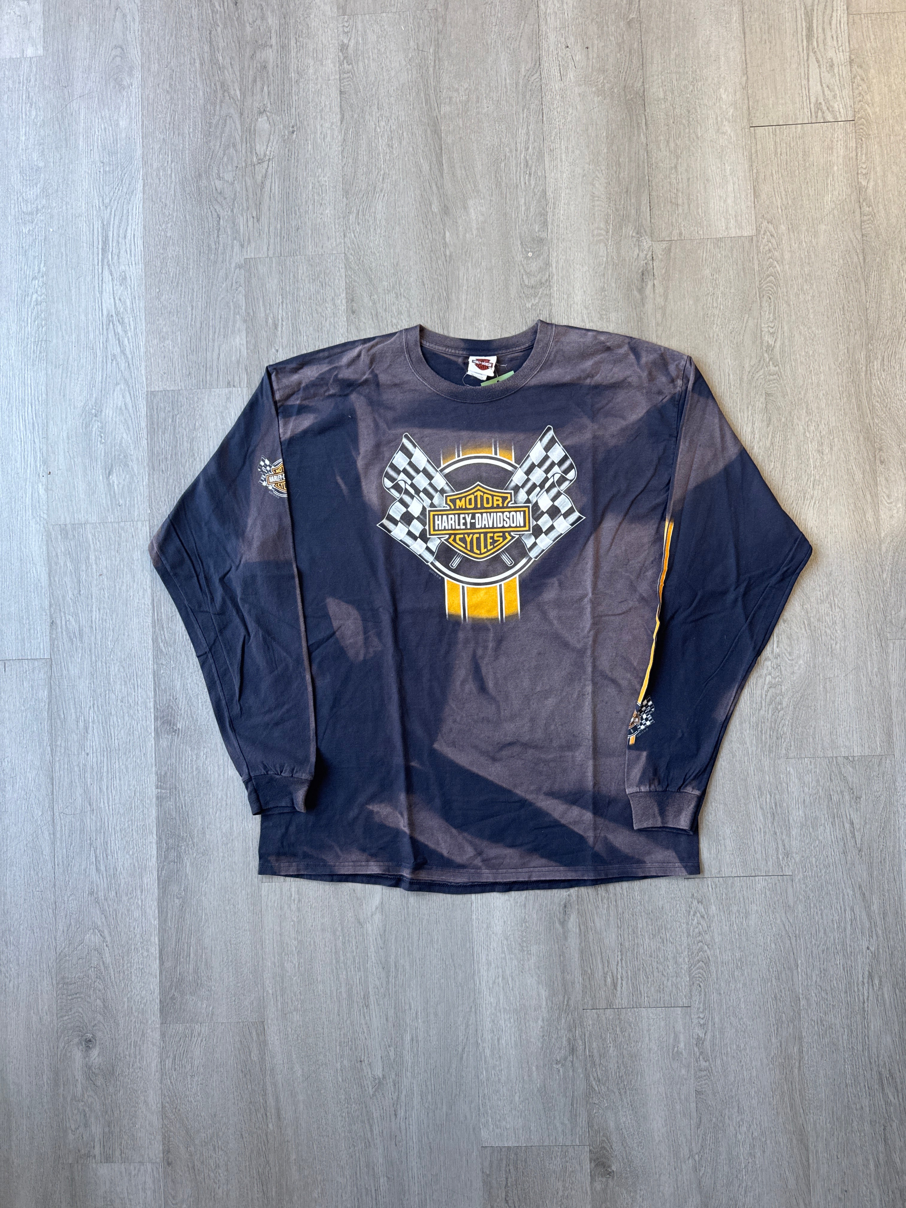 Harley Davidson Sun Faded Charleston South Carolina Long Sleeve