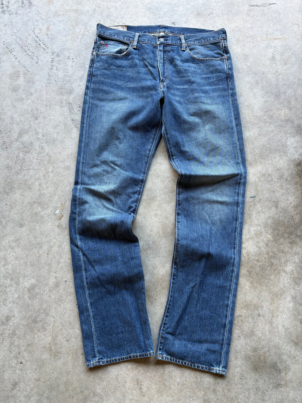Polo Straight Fit Blue Denim Jeans