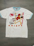 Vintage Kansas City Chiefs Bart Simpson Ringer Tee