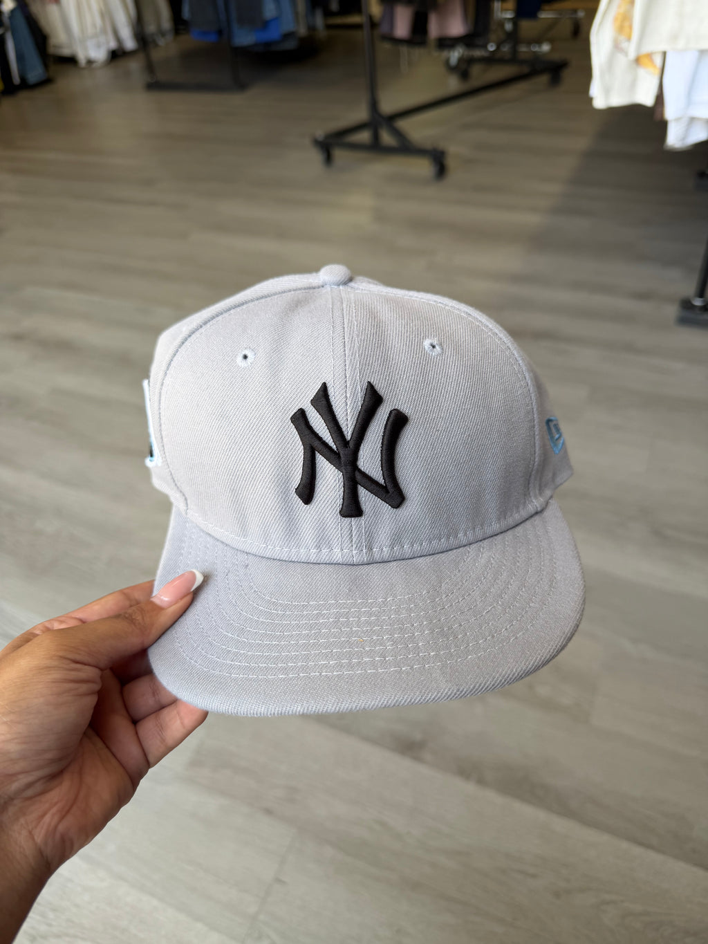 New Era New York Yankees Grey Fitted Hat