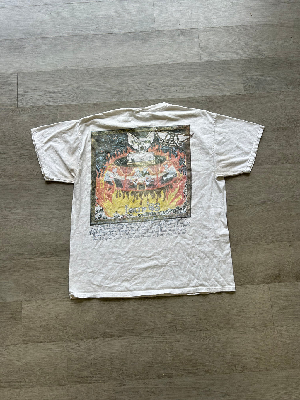 Vintage Aerosmith Nine Lives Band Tee